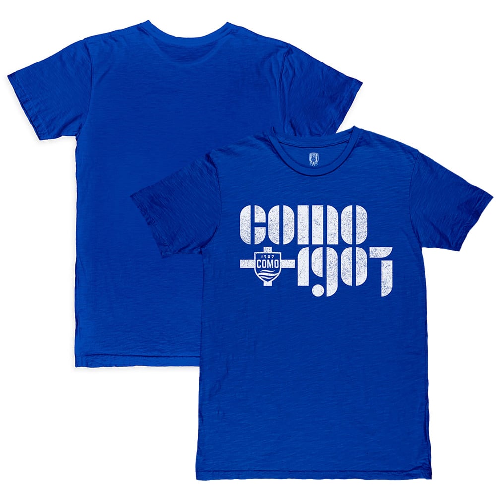 Men's 1863FC Royal Como 1907 Retro Vibes Slub T-Shirt