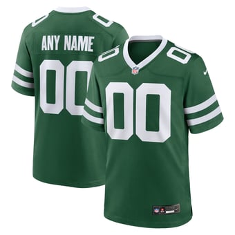 New York Jets Nike Home Game Jersey - Custom - Mens