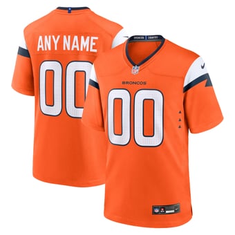 Denver Broncos Nike Home Game Jersey - Custom - Mens