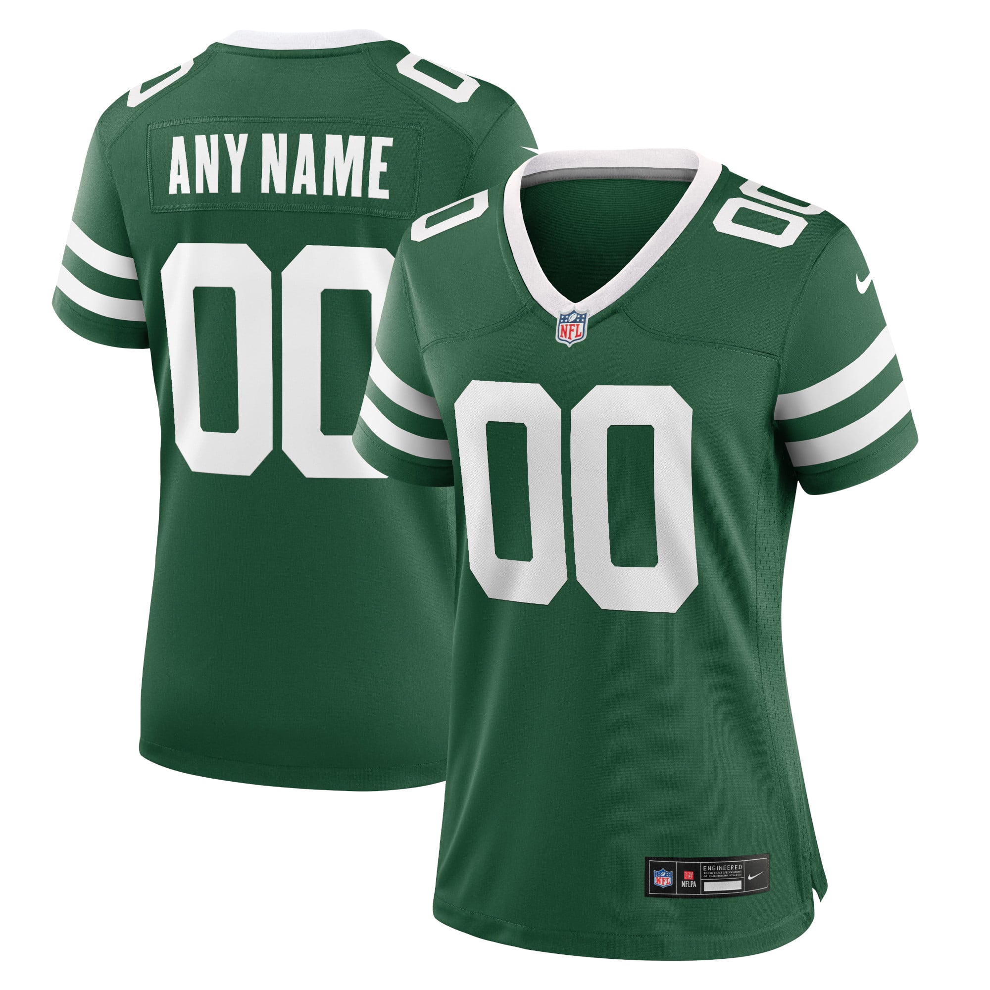 New York Jets Nike Home Game Jersey – Custom – Womens