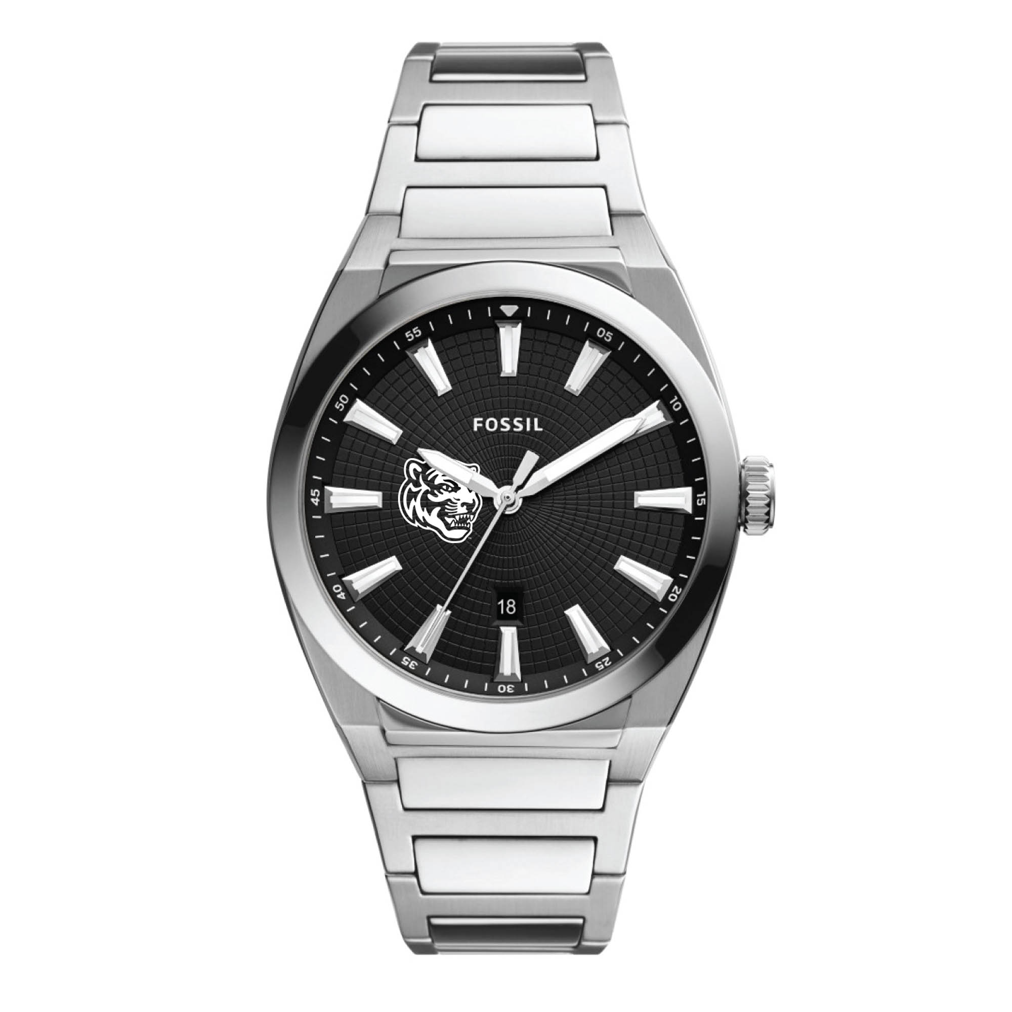 Men's Fossil Memphis Tigers Everett Stainless Steel Watch