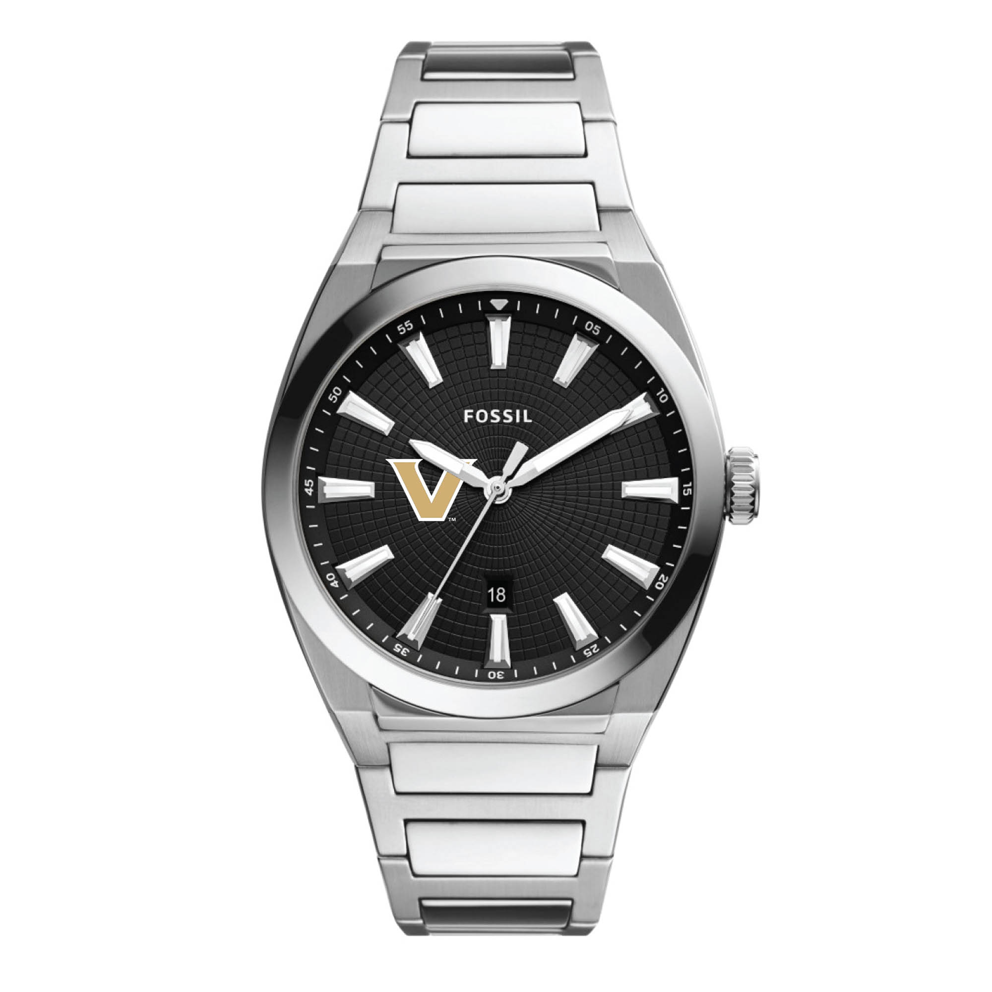 Men's Fossil Vanderbilt Commodores Everett Stainless Steel Watch
