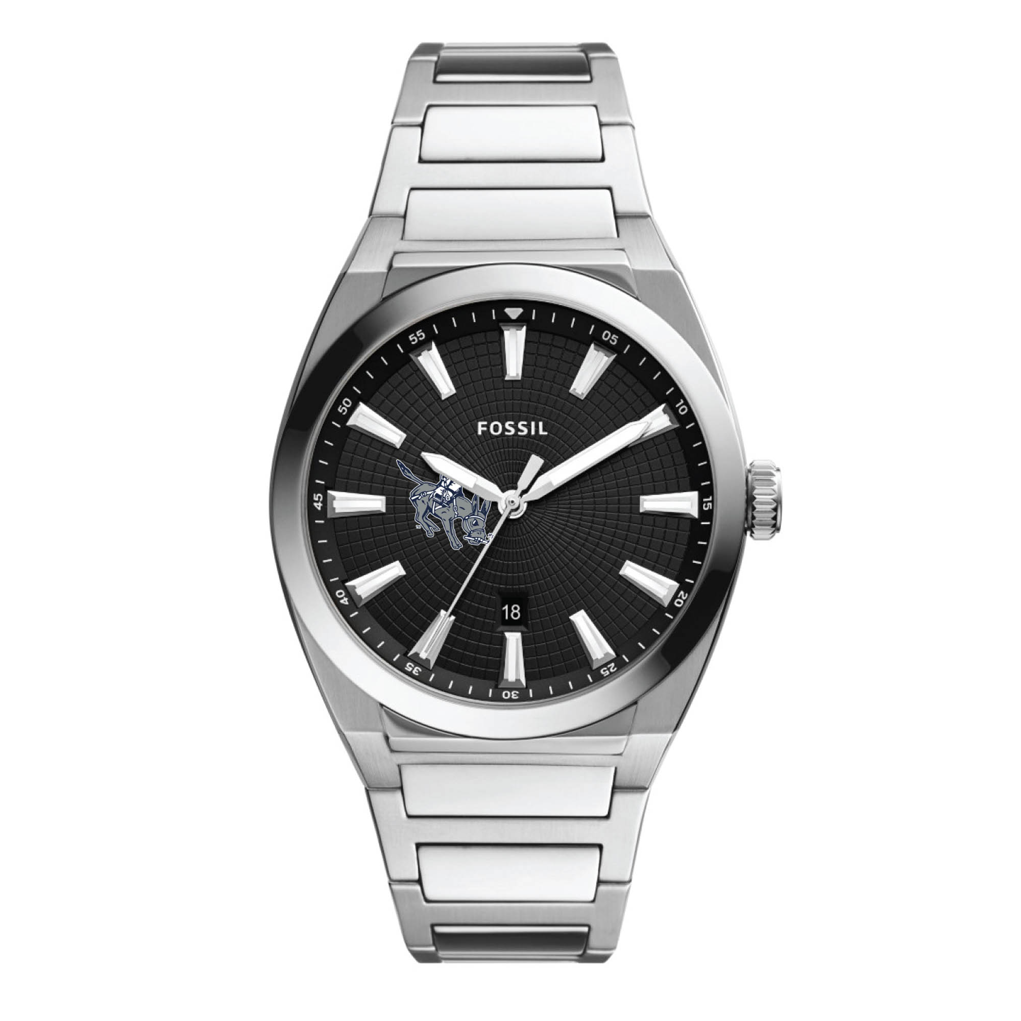 Men's Fossil Colorado School of Mines Orediggers Everett Stainless Steel Watch