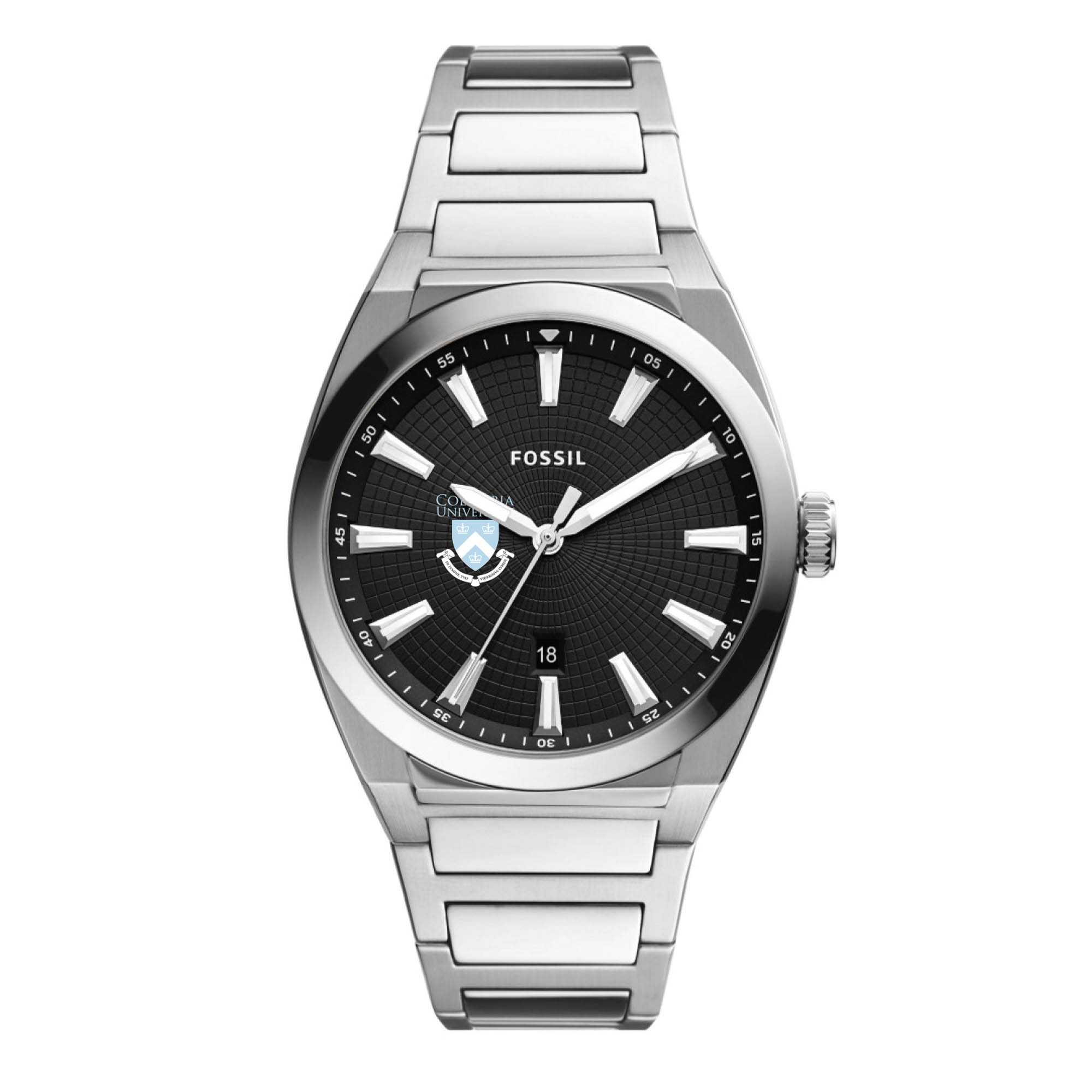 Men's Fossil Columbia University Everett Stainless Steel Watch