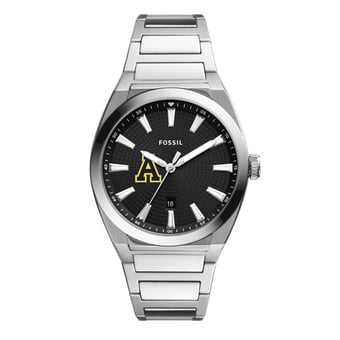 Men's Fossil Appalachian State Mountaineers Everett Stainless Steel Watch