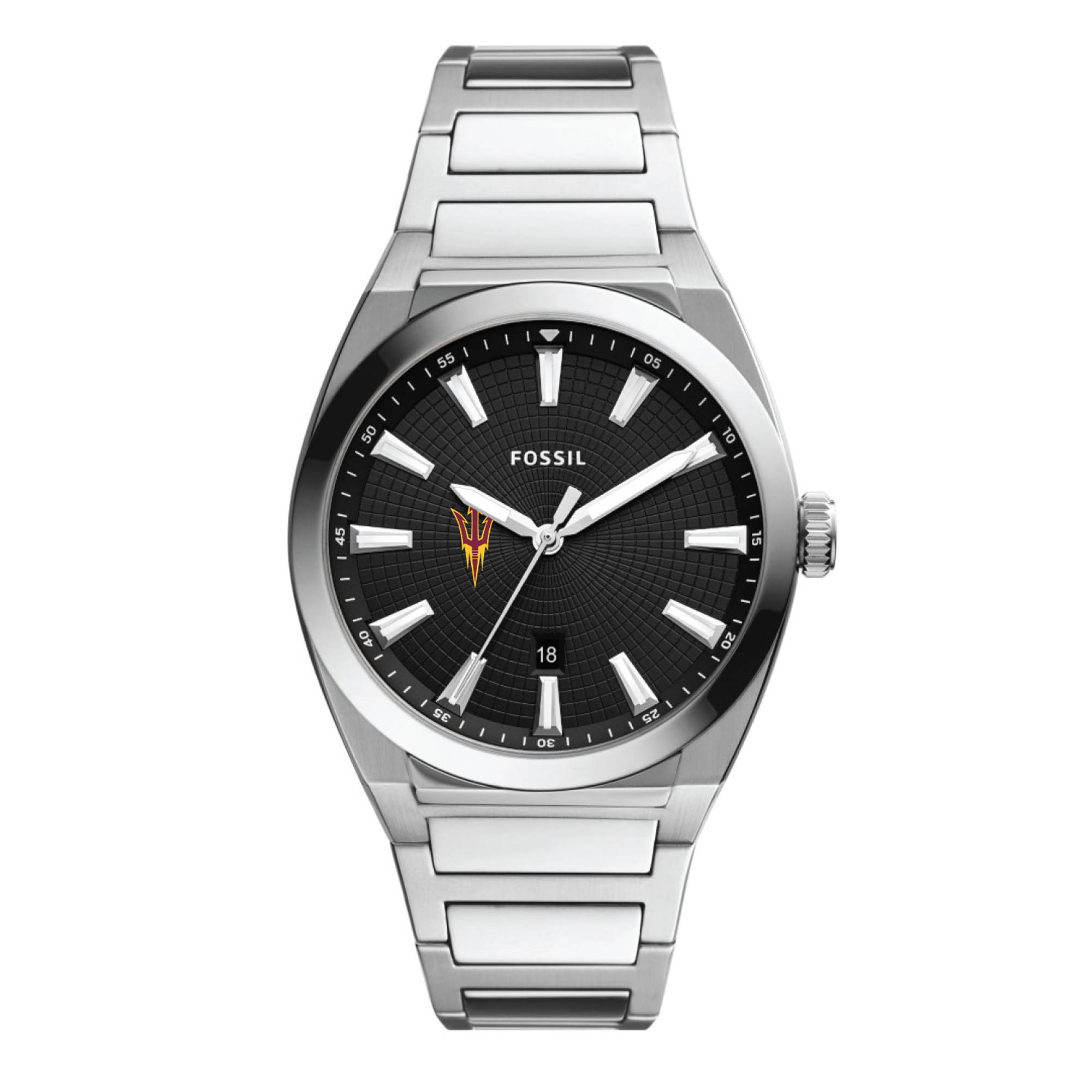 Men's Fossil Arizona State Sun Devils Everett Stainless Steel Watch