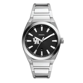 Men's Fossil Houston Cougars Everett Stainless Steel Watch