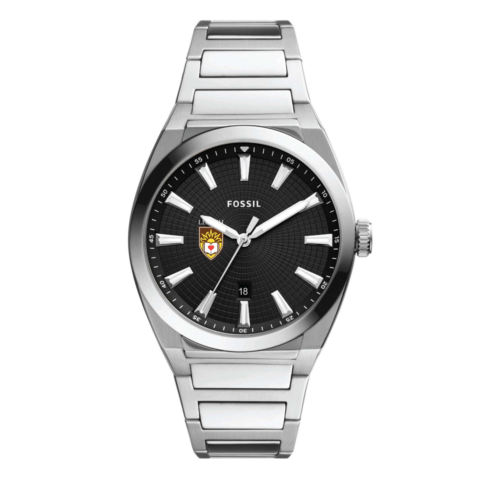 Men's Fossil Lehigh Mountain Hawks Everett Stainless Steel Watch