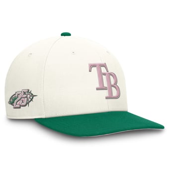 Men's Nike  Cream/Green Tampa Bay Rays Sail Pro Performance Snapback Hat