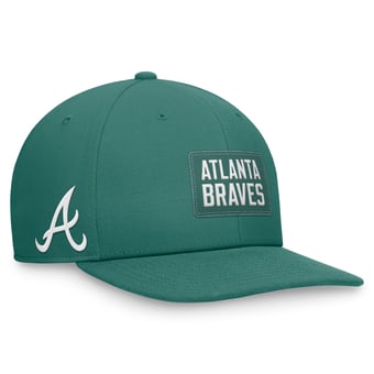 Men's Nike  Green Atlanta Braves Bicoastal Pro Performance Snapback Hat