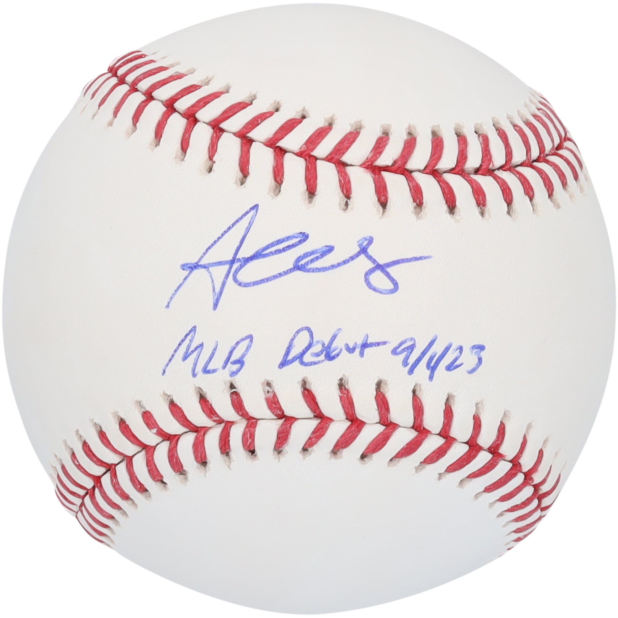 Austin Wells New York Yankees Autographed Baseball with "MLB Debut 9/1/23" Inscription