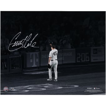 Gerrit Cole New York Yankees Autographed 16" x 20" Tip Cap Spotlight Photograph