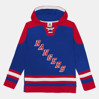 Preschool Outerstuff Blue New York Rangers Ageless Must Have Home Raglan V-Neck Hoodie