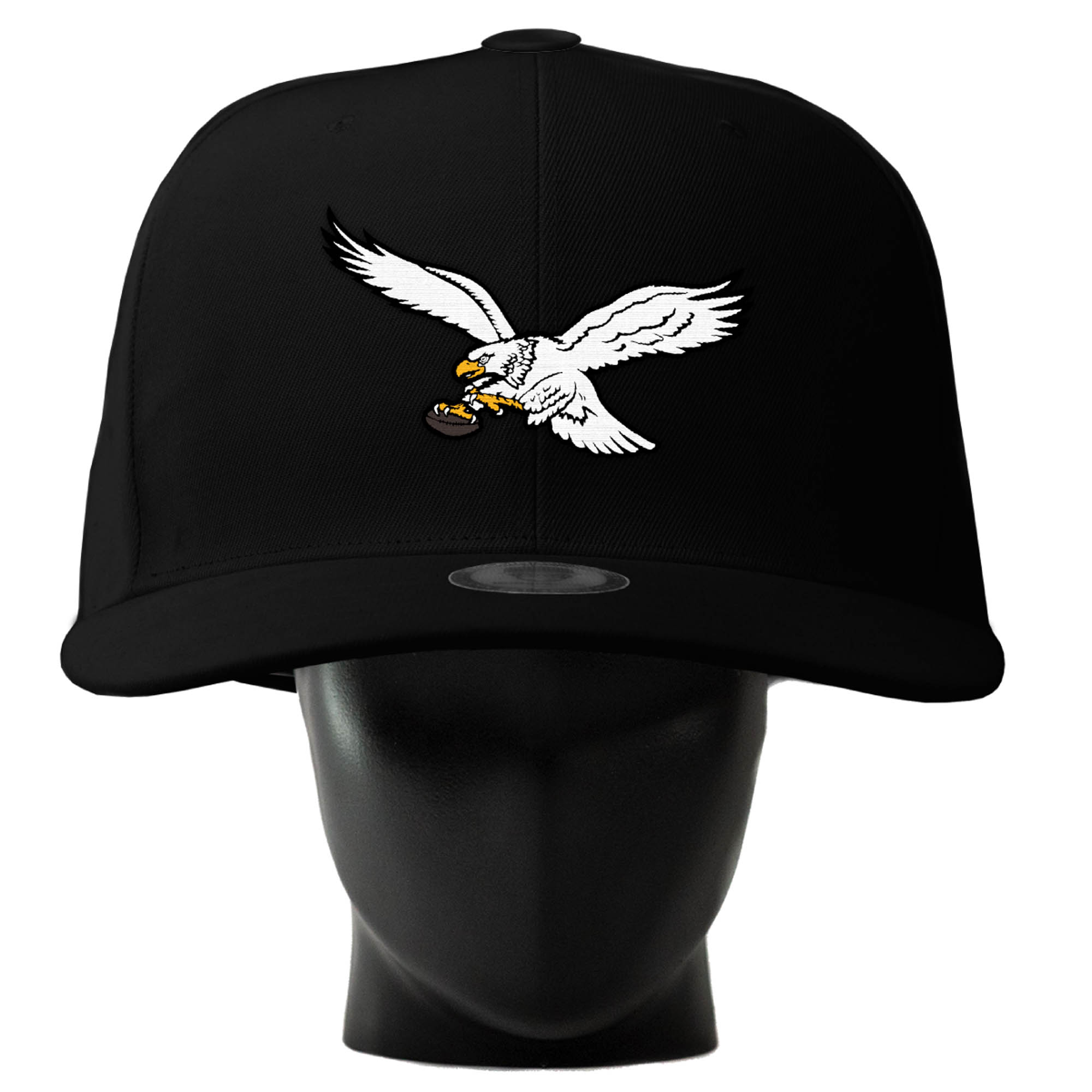 Unisex Noggin Boss  Black Philadelphia Eagles Oversized Hat