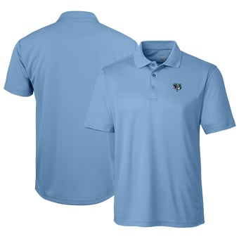 Men's Cutter & Buck  Light Blue Gwinnett Stripers  Clique Ice Pique Tech Polo