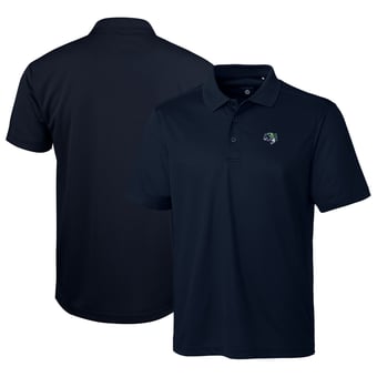 Men's Cutter & Buck  Navy Gwinnett Stripers  Clique Ice Pique Tech Polo