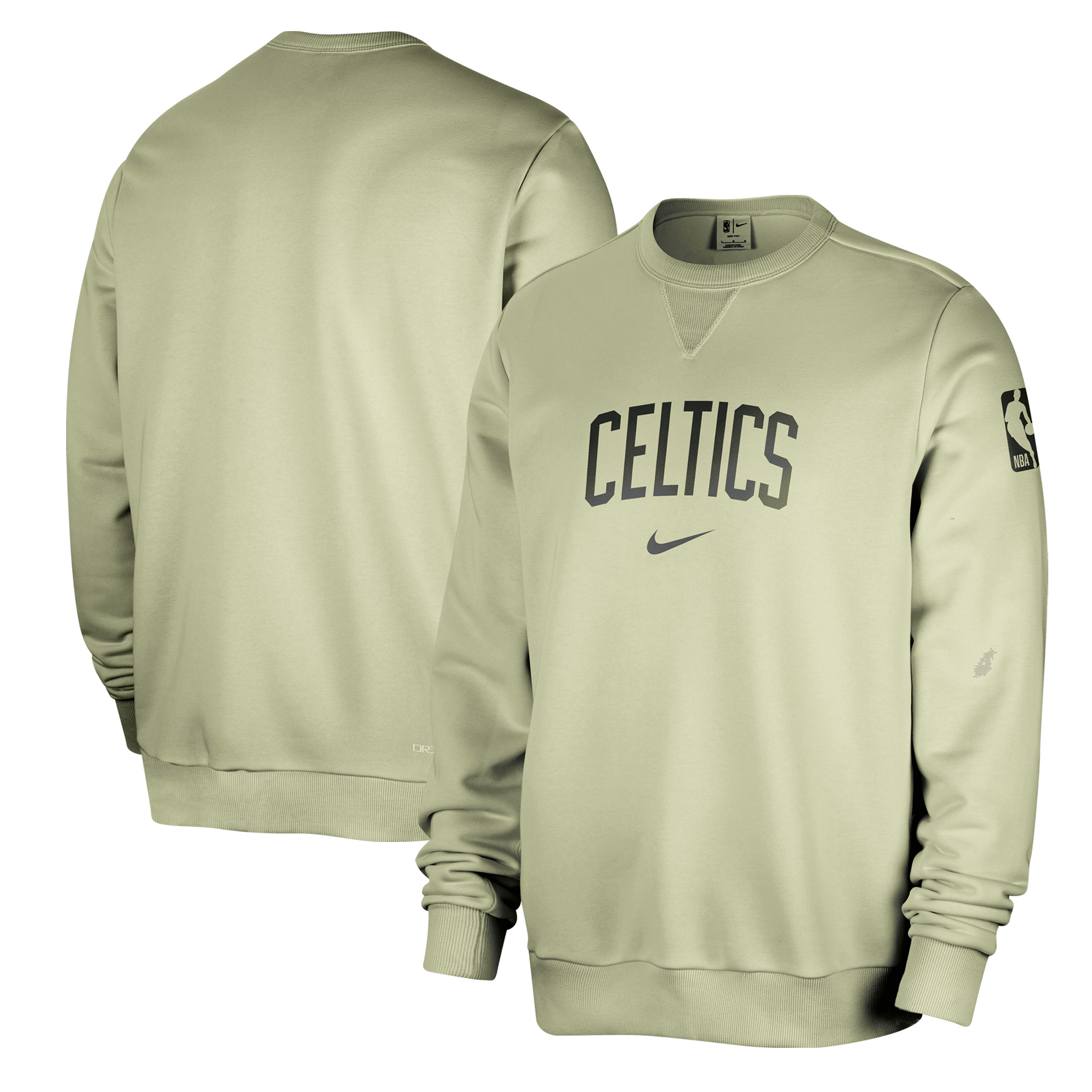 Men's Nike Green Boston Celtics Courtside Standard Issue Performance Pullover Sweatshirt