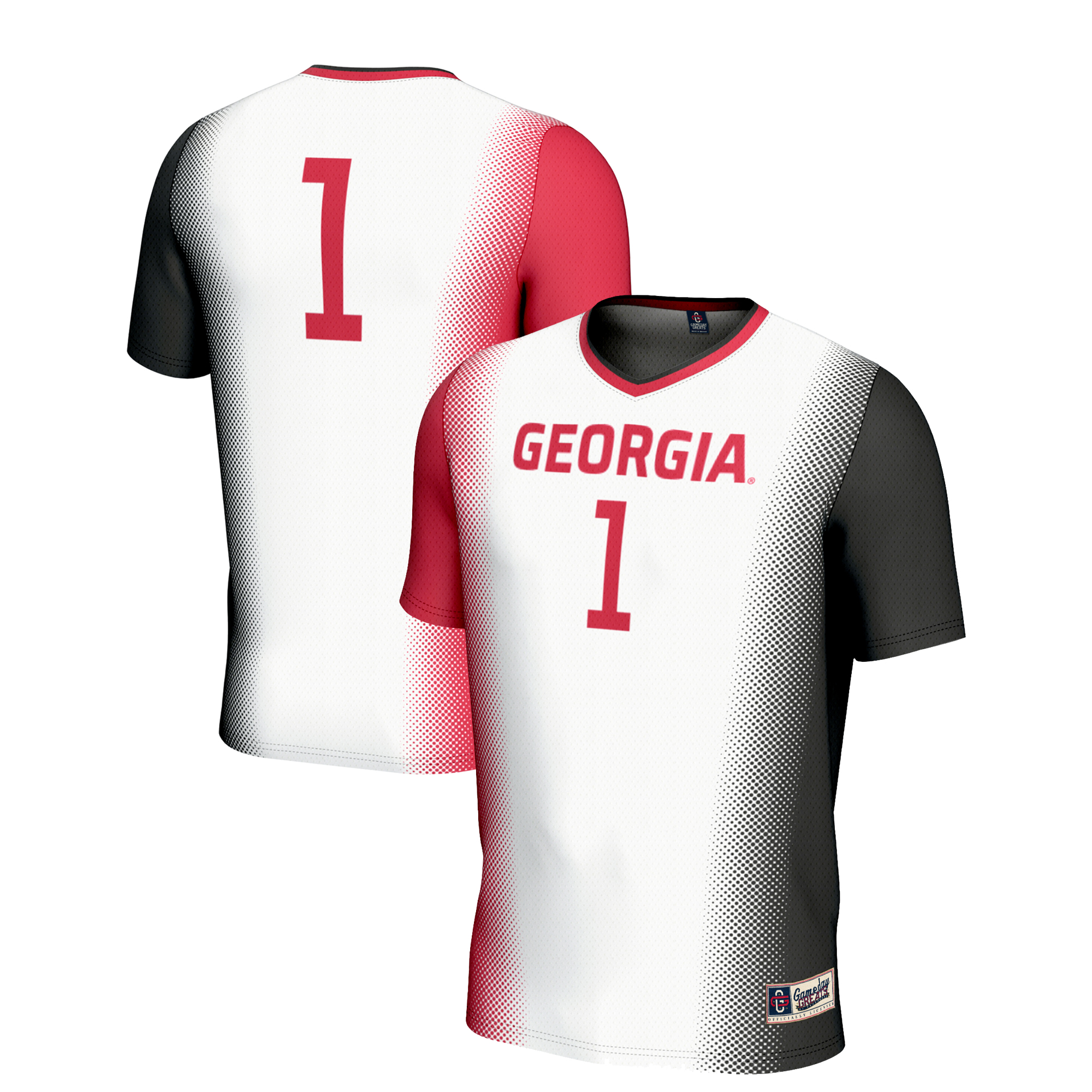 Unisex GameDay Greats #1 White Georgia Bulldogs Women’s Soccer Lightweight Fashion Jersey Unisex GameDay Greats #1 White Georgia Bulldogs Women’s Soccer Lightweight Fashion Jersey