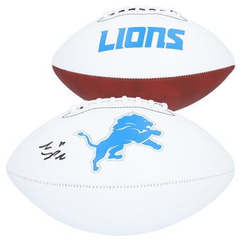 Sam LaPorta Detroit Lions Autographed White Panel Football