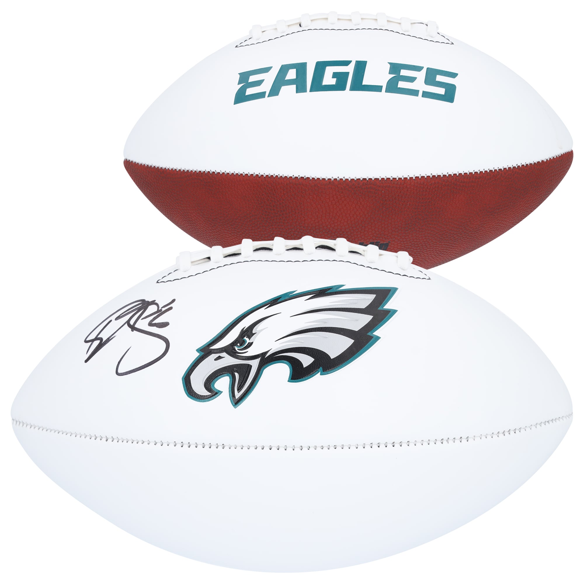 Donovan McNabb Philadelphia Eagles Autographed Franklin White Panel Football