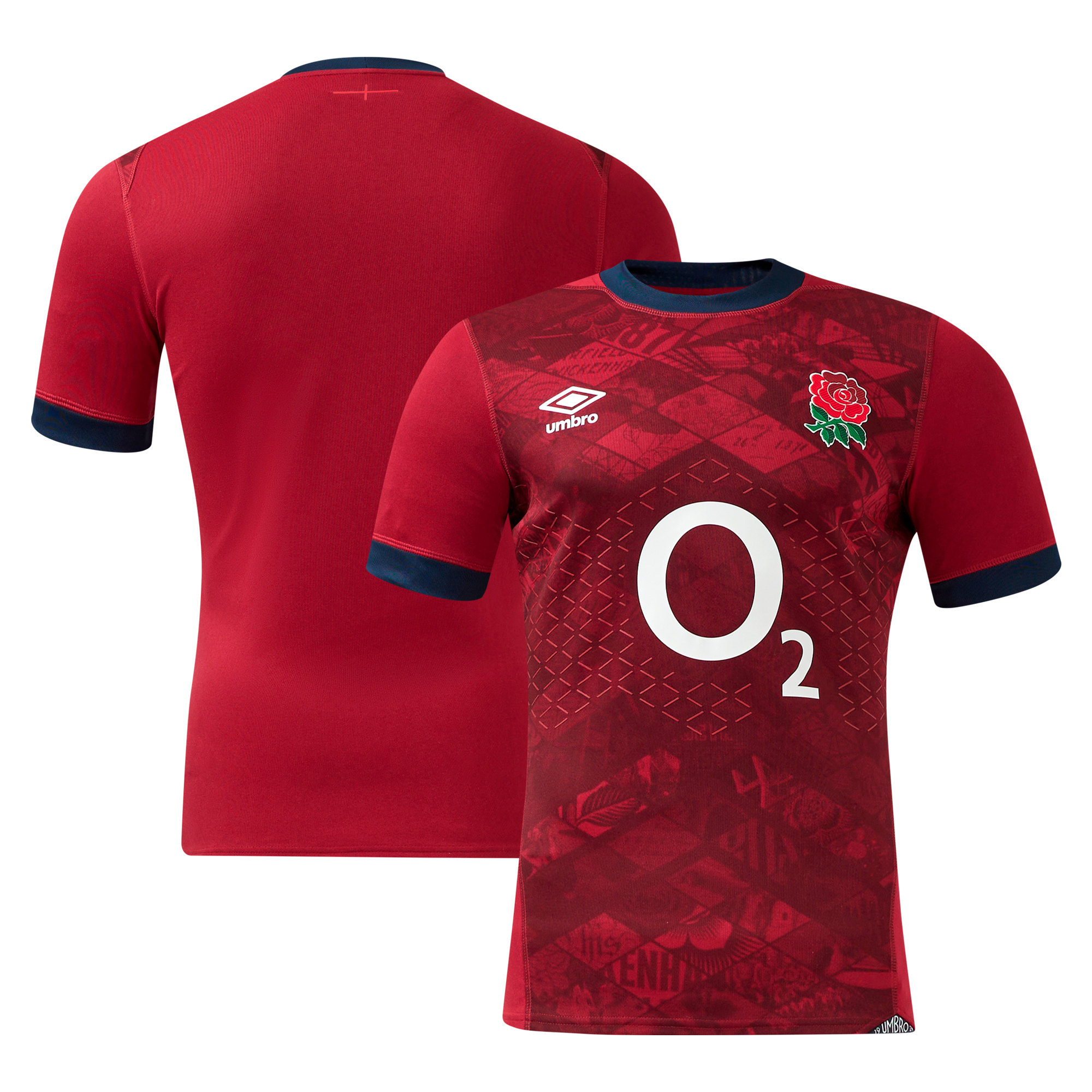 Maglia Inghilterra Rugby Alternate Pro 2024/25 - Rossa - Uomo