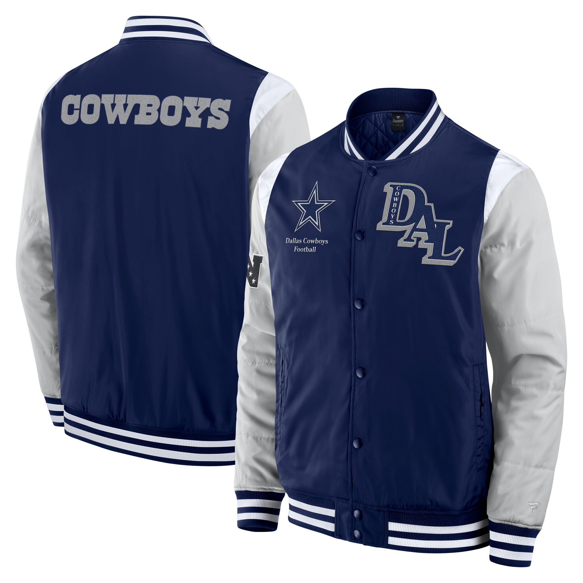 Fanatics Men's and Women's Navy Dallas Cowboys Elements Elite Full-Snap Jacket - Navy