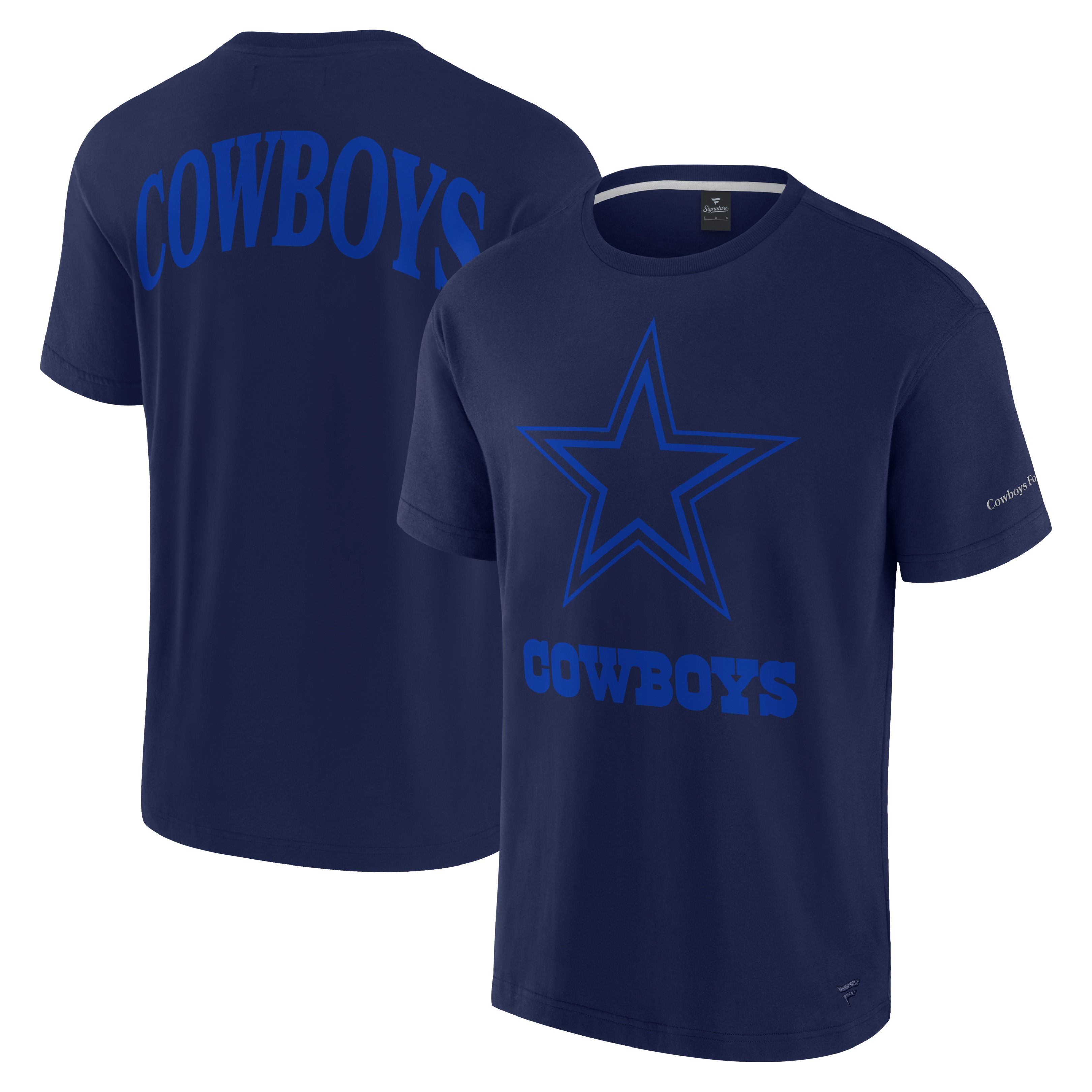 Fanatics Men's and Women's Navy Dallas Cowboys Elements Iconic T-Shirt - Navy