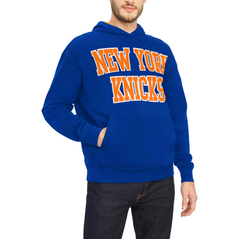 Men's Tommy Jeans Blue New York Knicks Greyson Pullover Hoodie