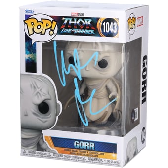 Christian Bale Thor: Love and Thunder Autographed Gorr #1043 Funko Pop! - Signed in Blue Ink - BAS
