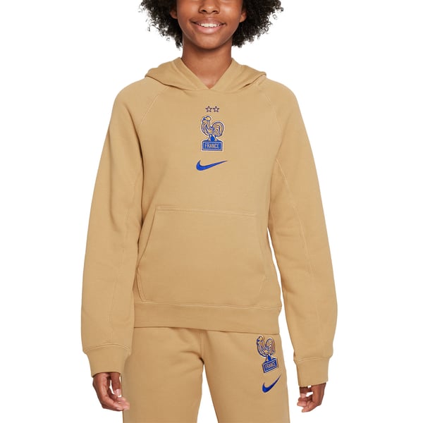 Sweat capuche France Nike FFF Air - Or - Enfant