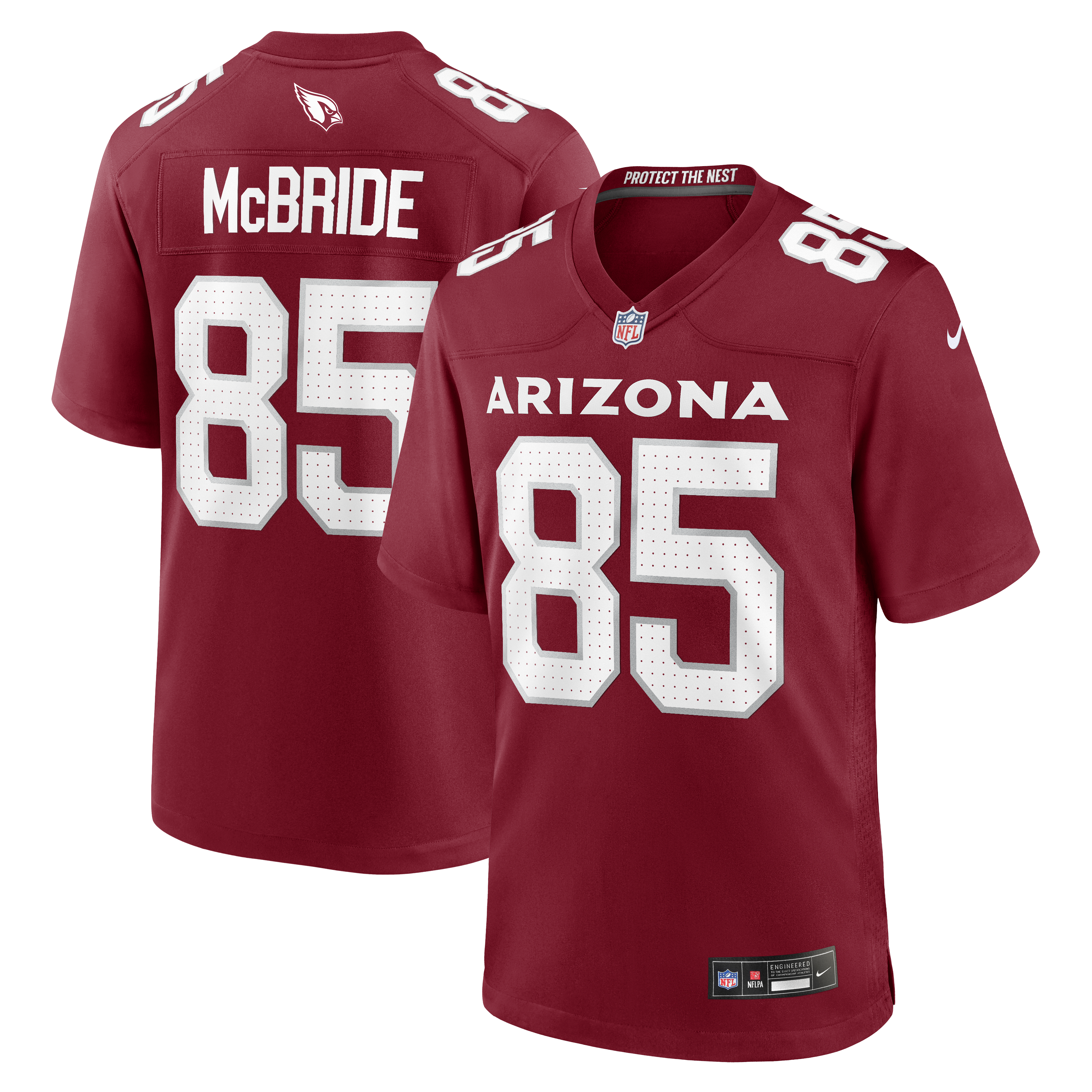 Men's Nike Trey McBride Cardinal Arizona Cardinals Game Jersey