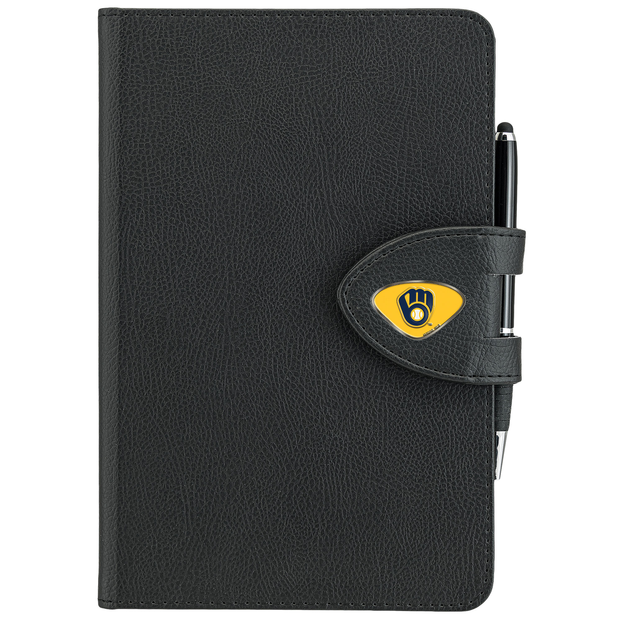 Black Milwaukee Brewers Classic Notebook