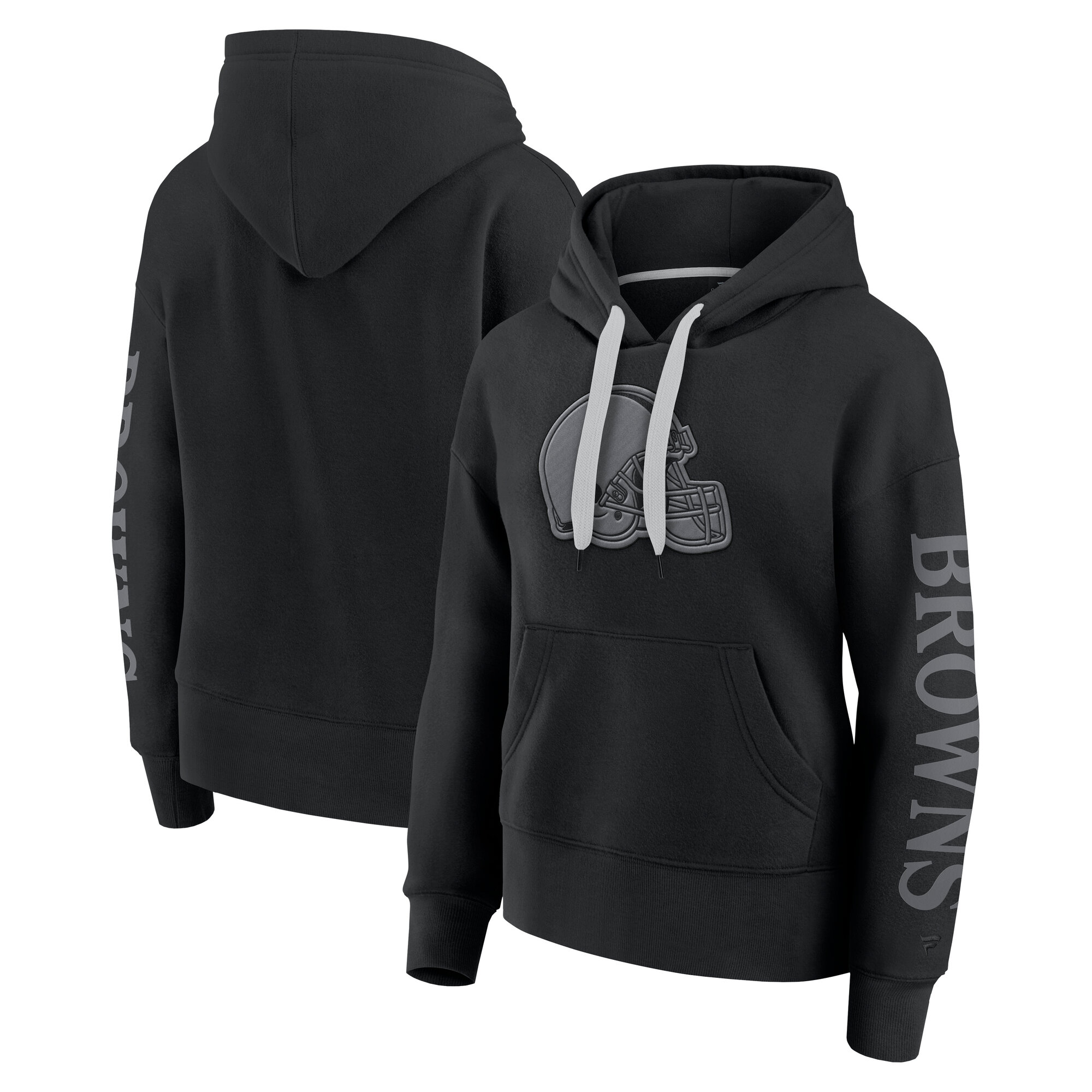 Women's Fanatics Black Cleveland Browns Elements Next Pullover Hoodie