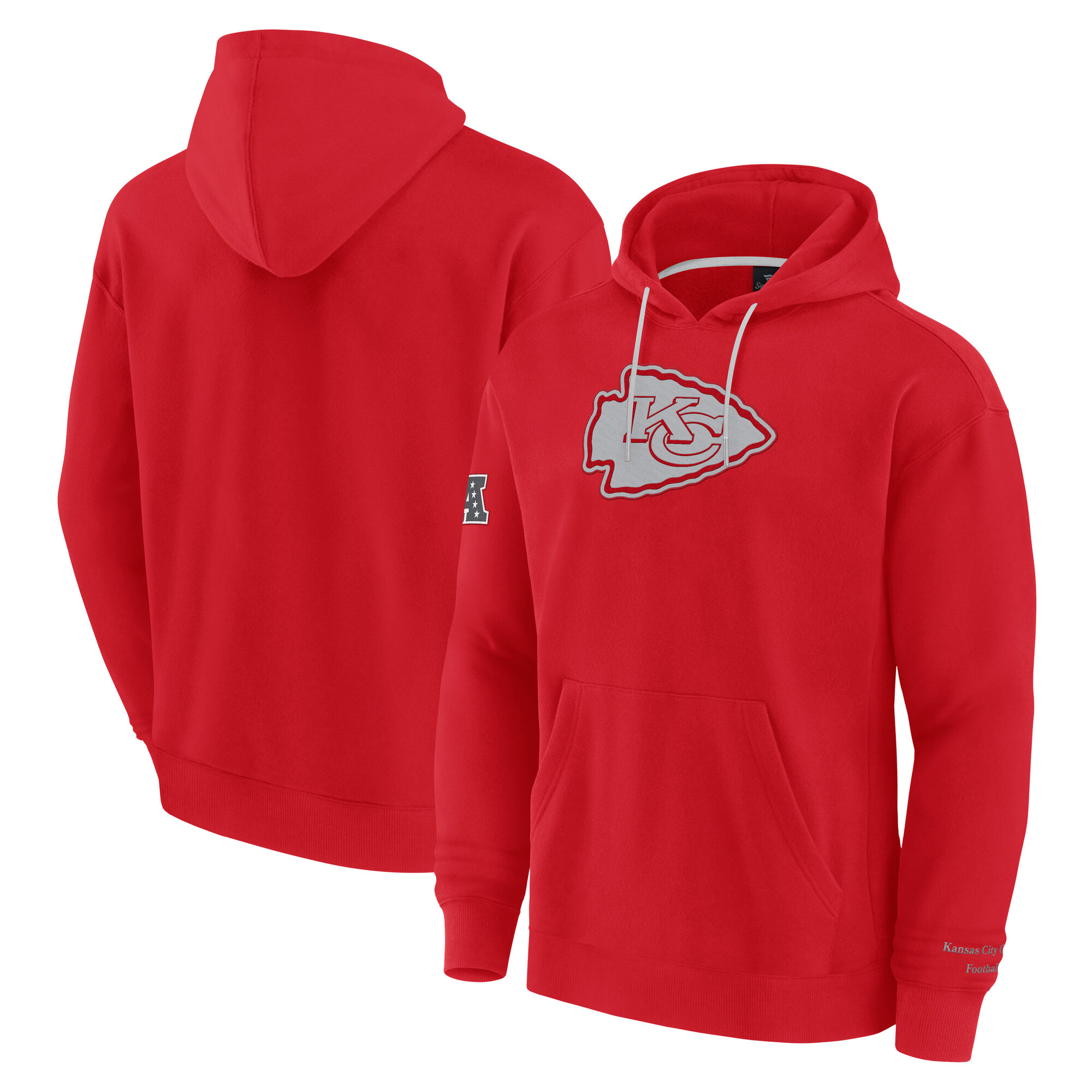 Men's Fanatics Red Kansas City Chiefs Elements Pace Pullover Hoodie