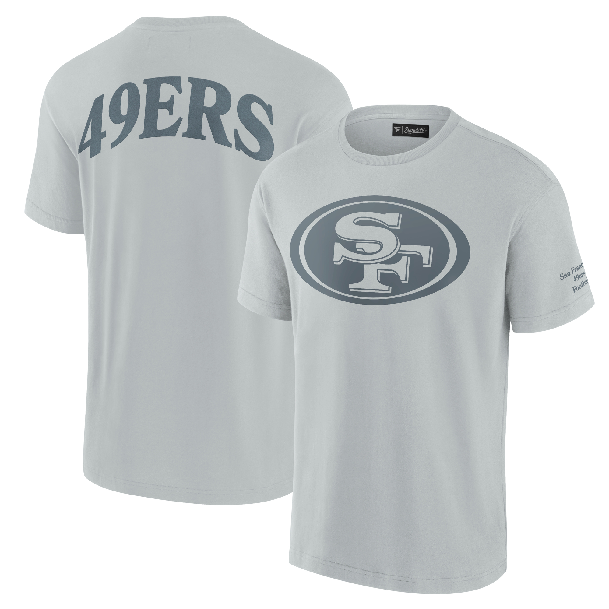 Unisex Fanatics Gray San Francisco 49ers Elements Iconic T-Shirt