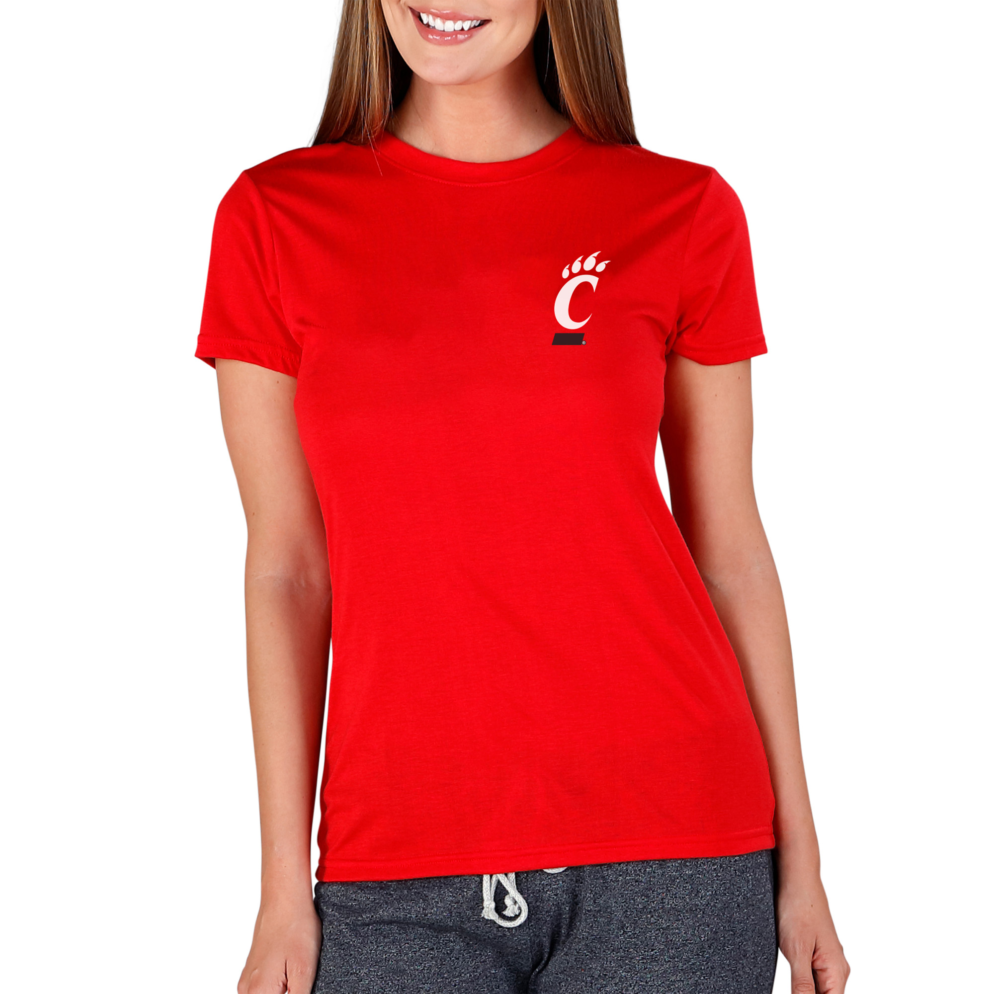 Women’s Concepts Sport Red Cincinnati Bearcats Marathon Knit Top Women’s Concepts Sport Red Cincinnati Bearcats Marathon Knit Top