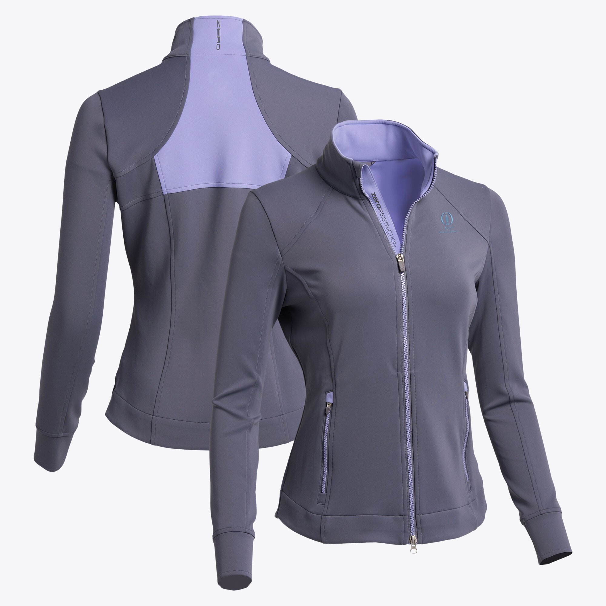 Strato intermedio con zip intera The 152nd Open Royal Troon Zero Restriction Mikaela - Blu - Donna