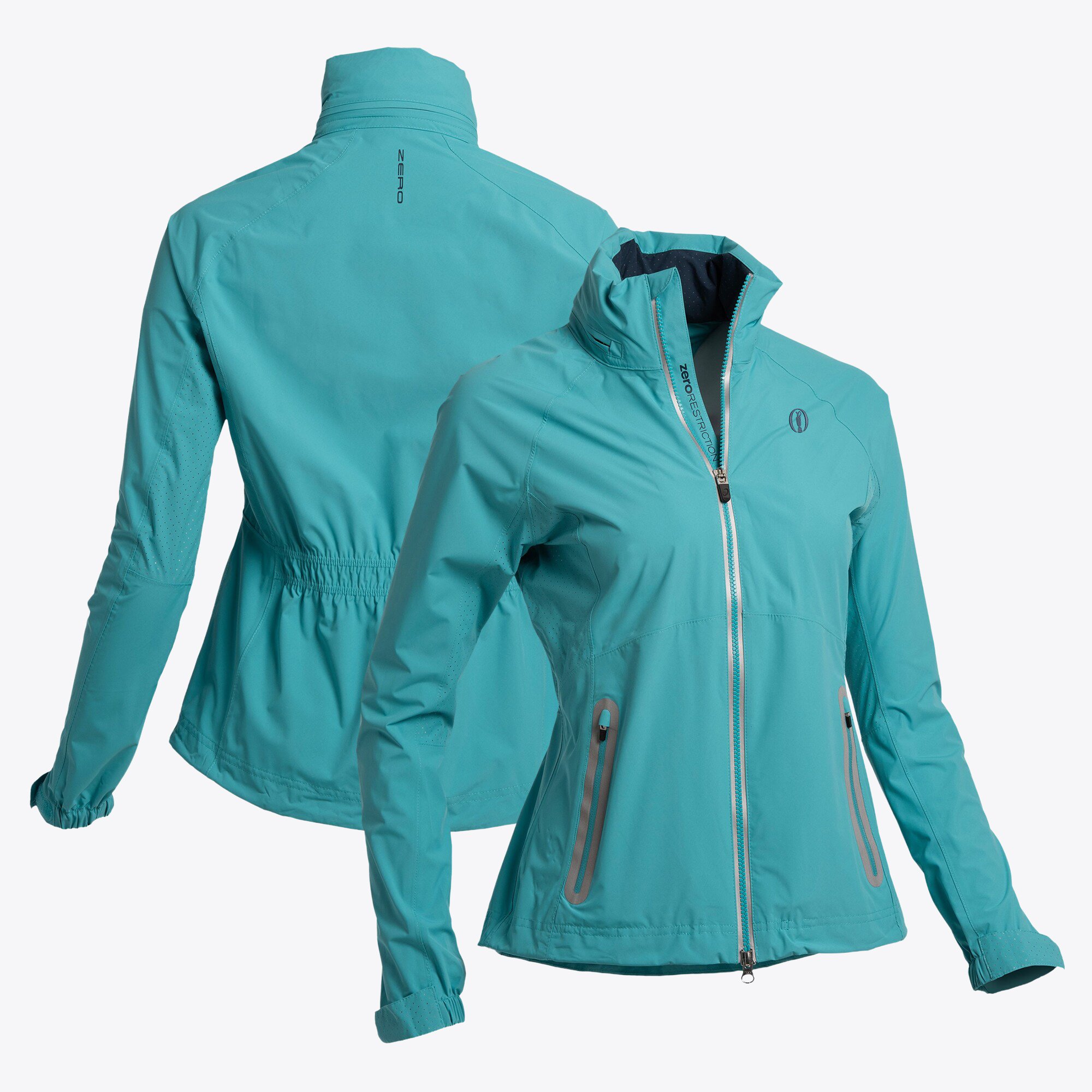 Giacca con cappuccio The Open Zero Restriction Olivia - Acqua - Donna