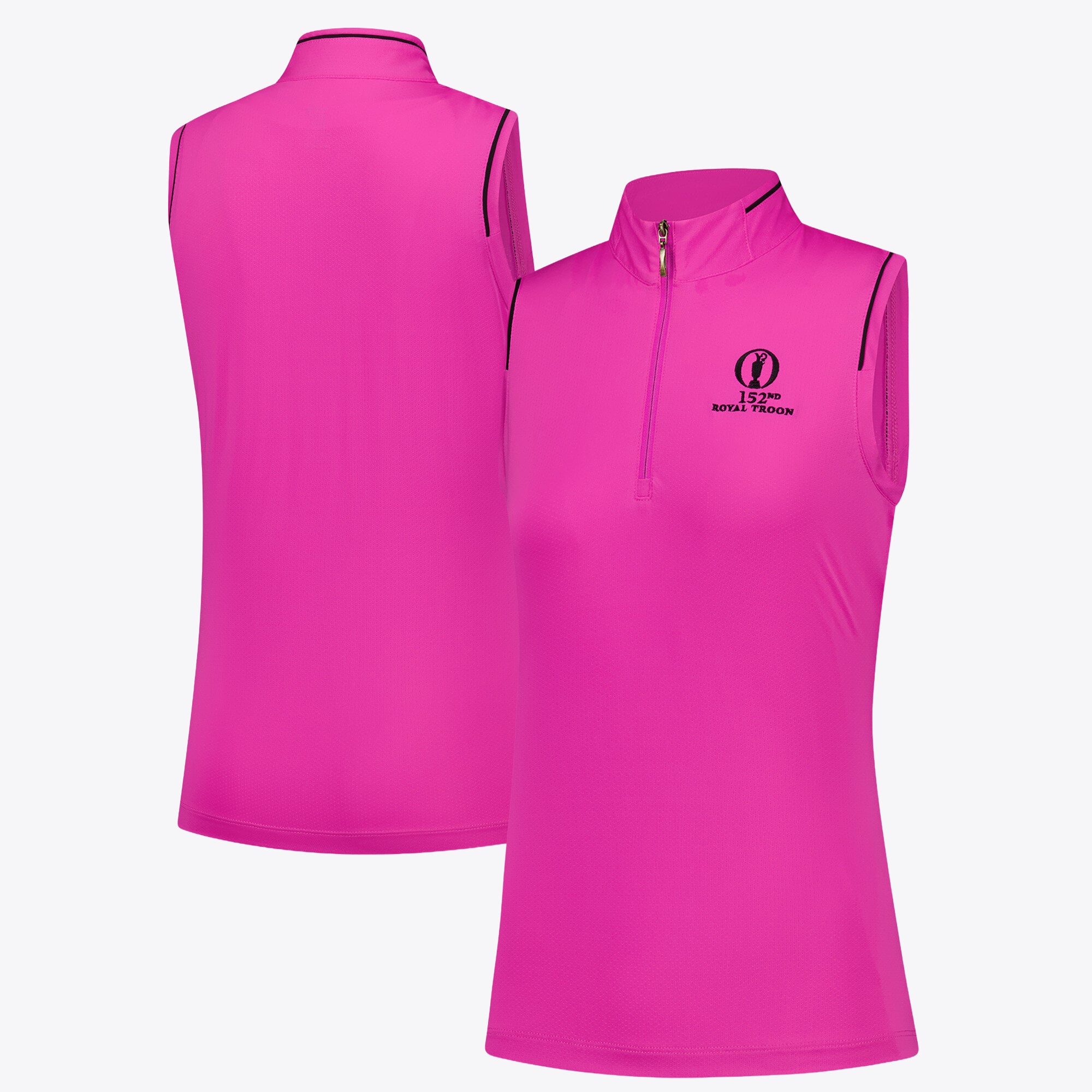 Polo senza maniche The 152nd Open Royal Troon EP New York - Rosa - Donna