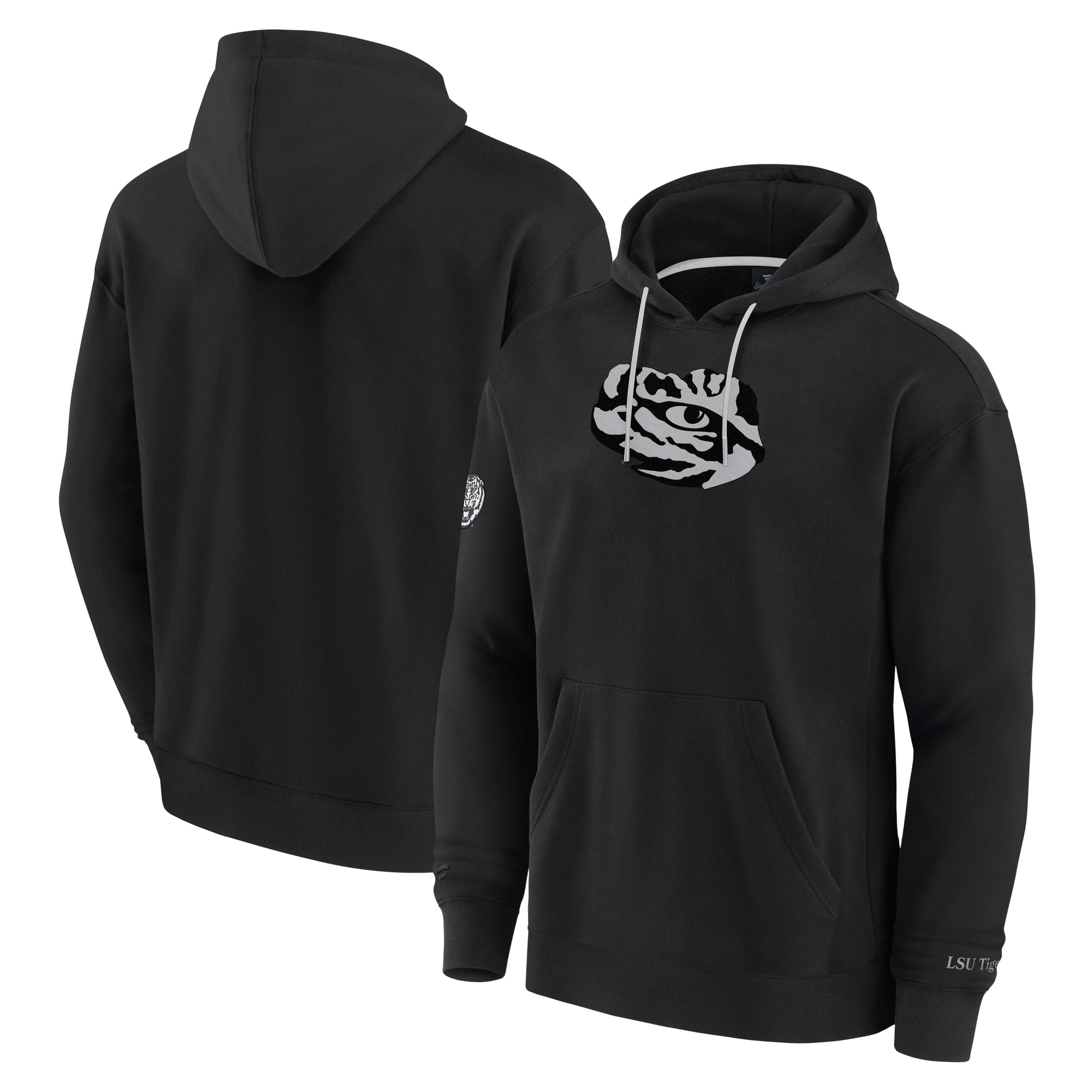 Men's Fanatics Black LSU Tigers Elements Pace Pullover Hoodie