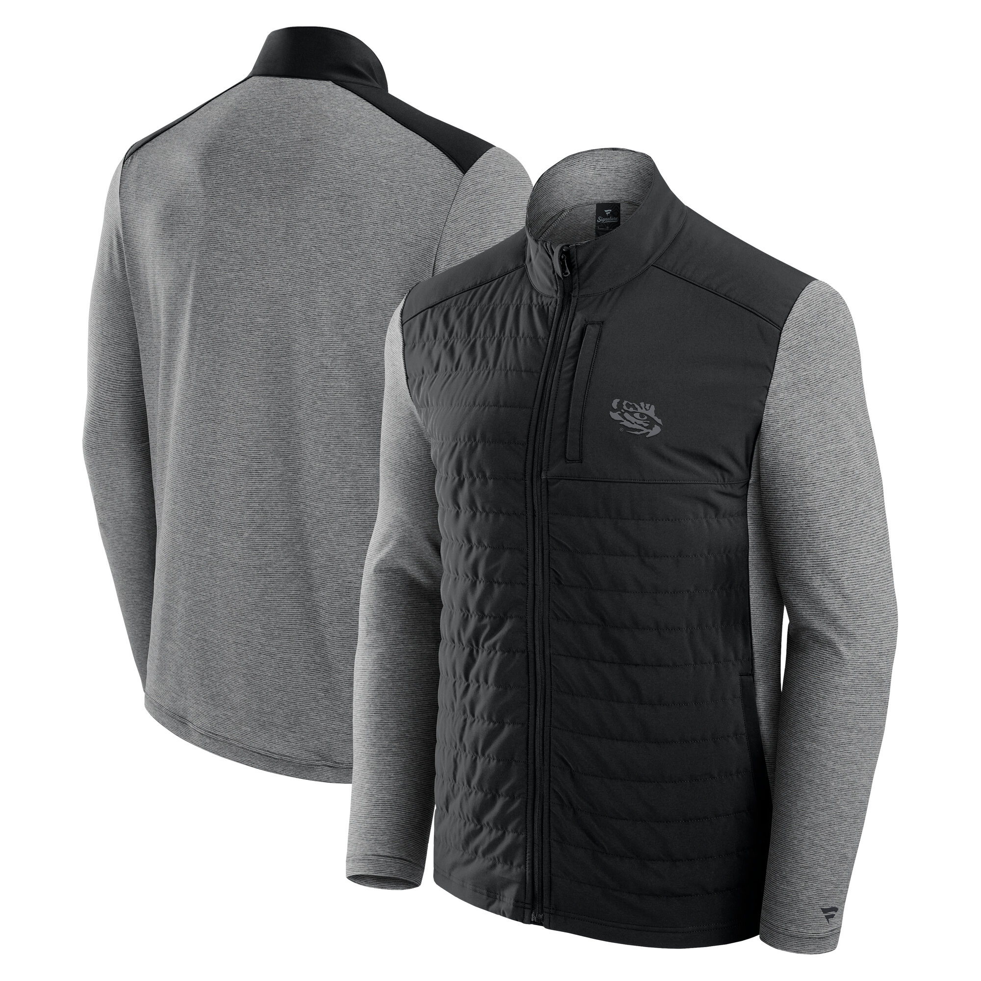 Men’s Fanatics Black LSU Tigers Tonal Primary Logo Full-Zip Jacket Men’s Fanatics Black LSU Tigers Tonal Primary Logo Full-Zip Jacket