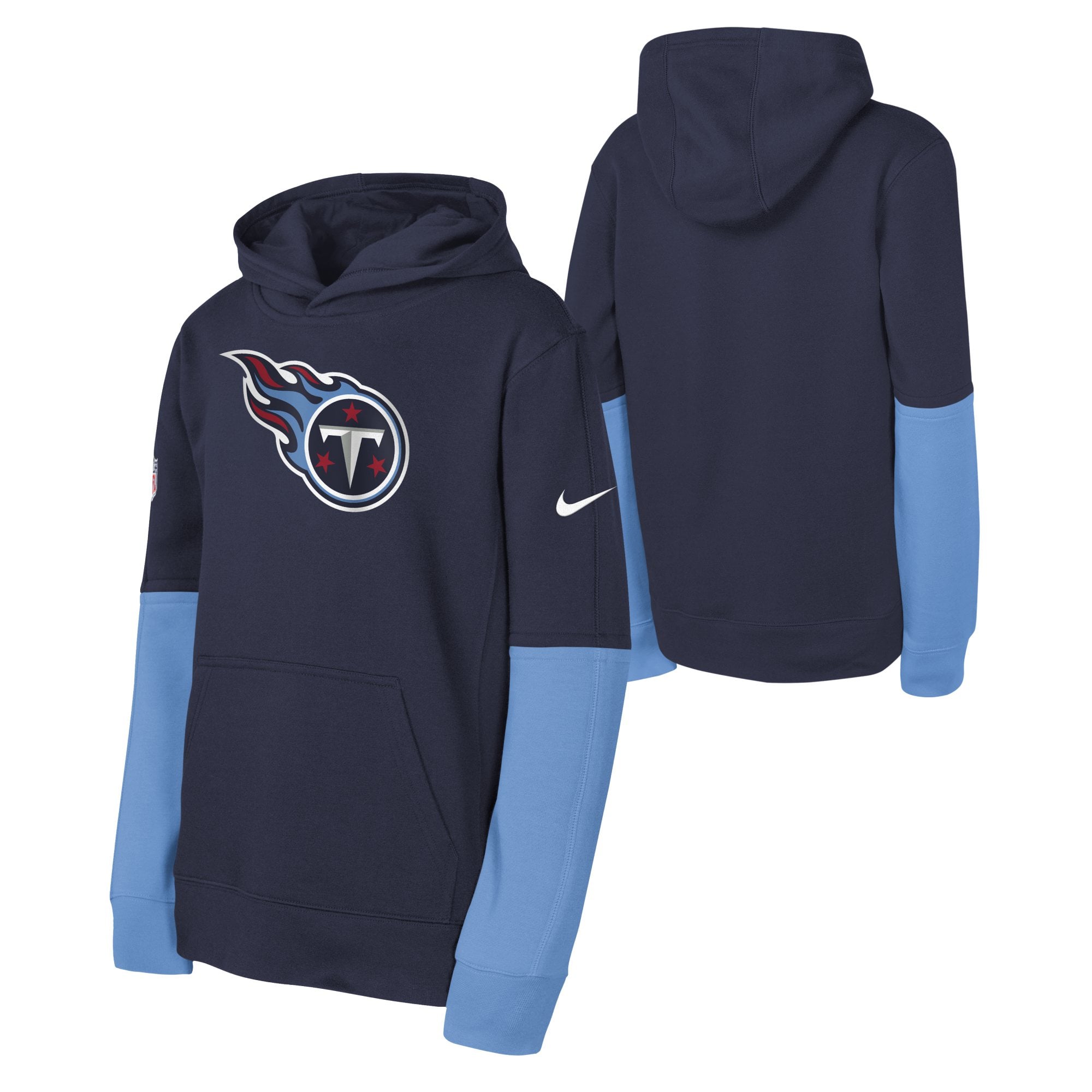 Sweat à capuche Nike Team Issue des Titans du Tennessee - Jeunes