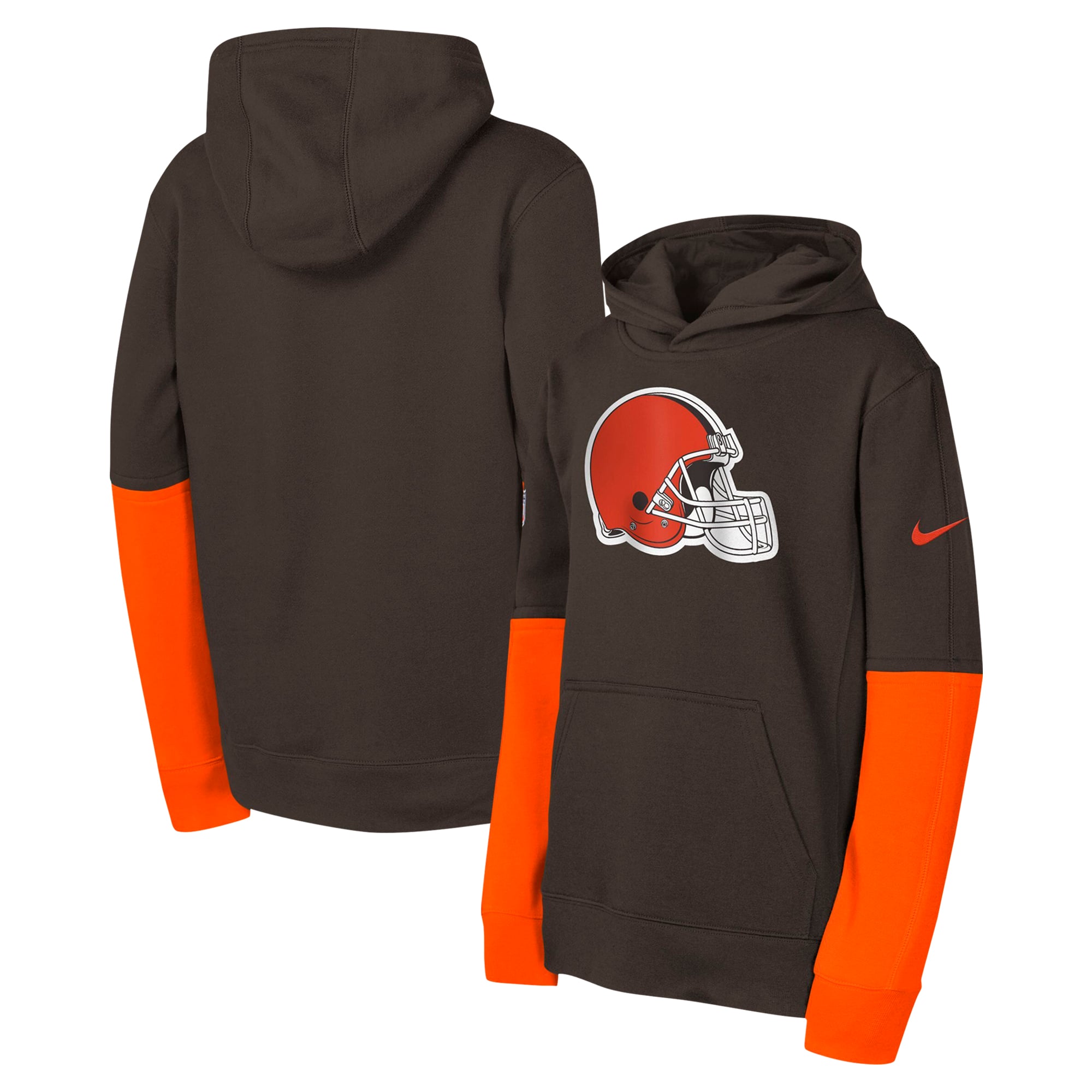 Sweat à capuche Nike Team Issue des Cleveland Browns - Jeunes