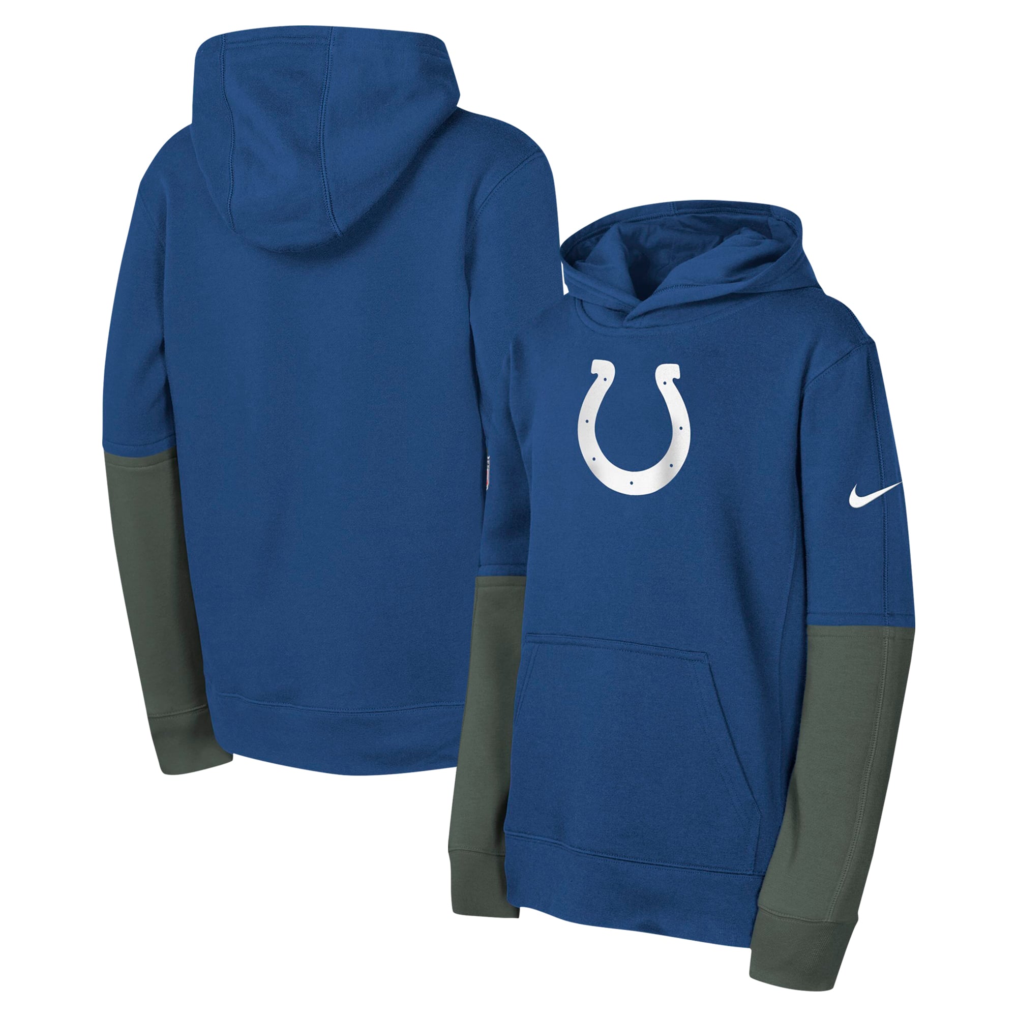 Sweat à capuche Nike Team Issue des Colts d'Indianapolis - Jeunes