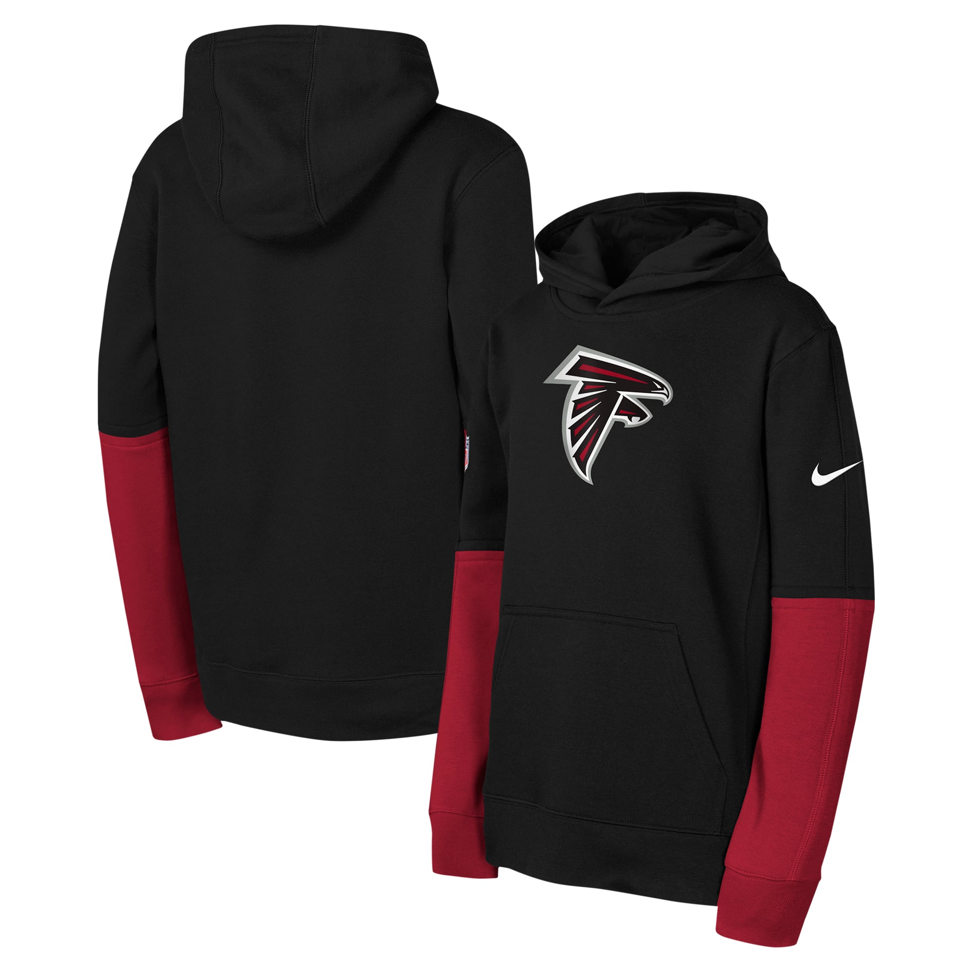Sweat à capuche Nike Team Issue des Falcons d'Atlanta - Jeunes