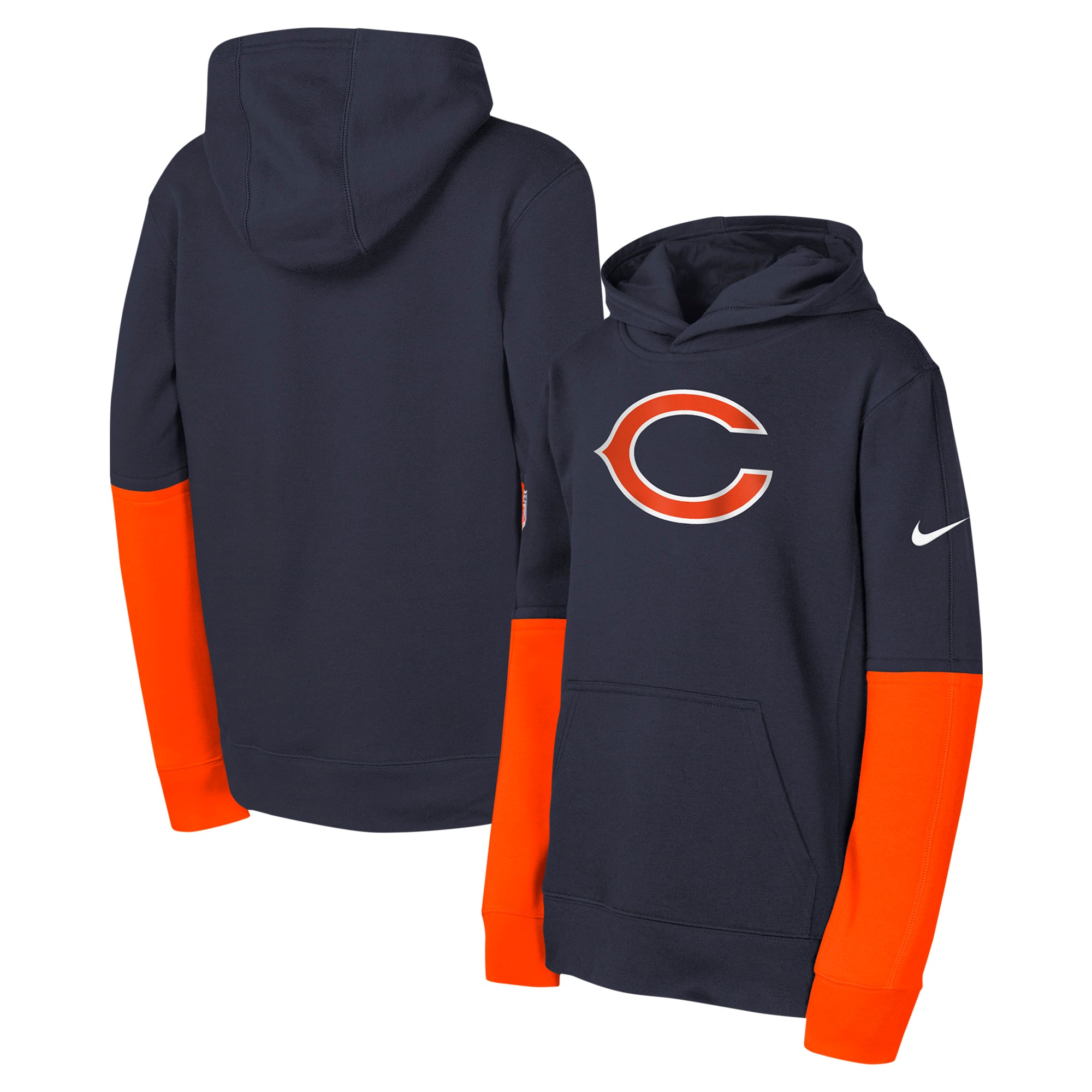 Sweat à capuche Nike Team Issue des Chicago Bears - Jeunes