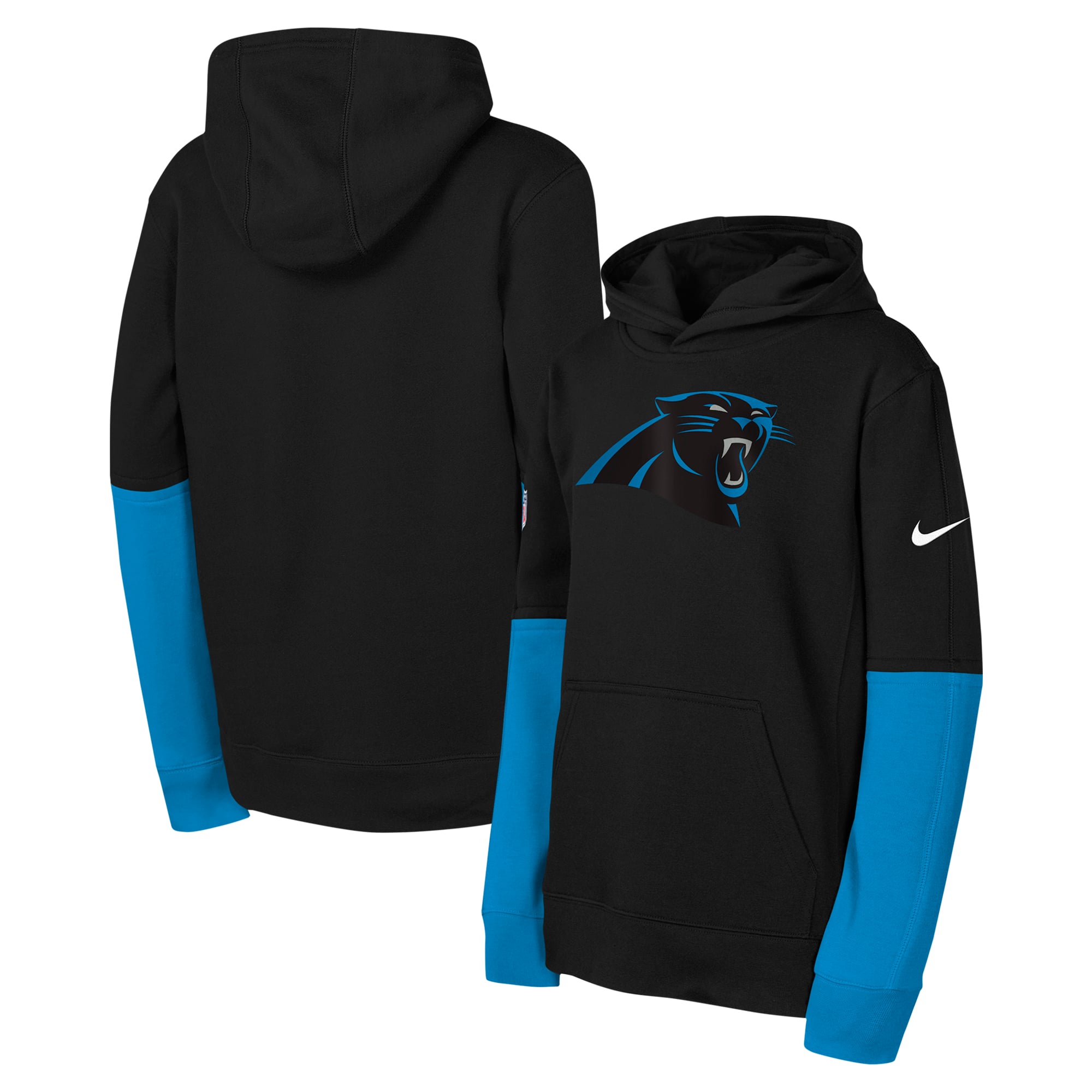 Sweat à capuche Nike Team Issue des Panthers de la Caroline - Jeunes