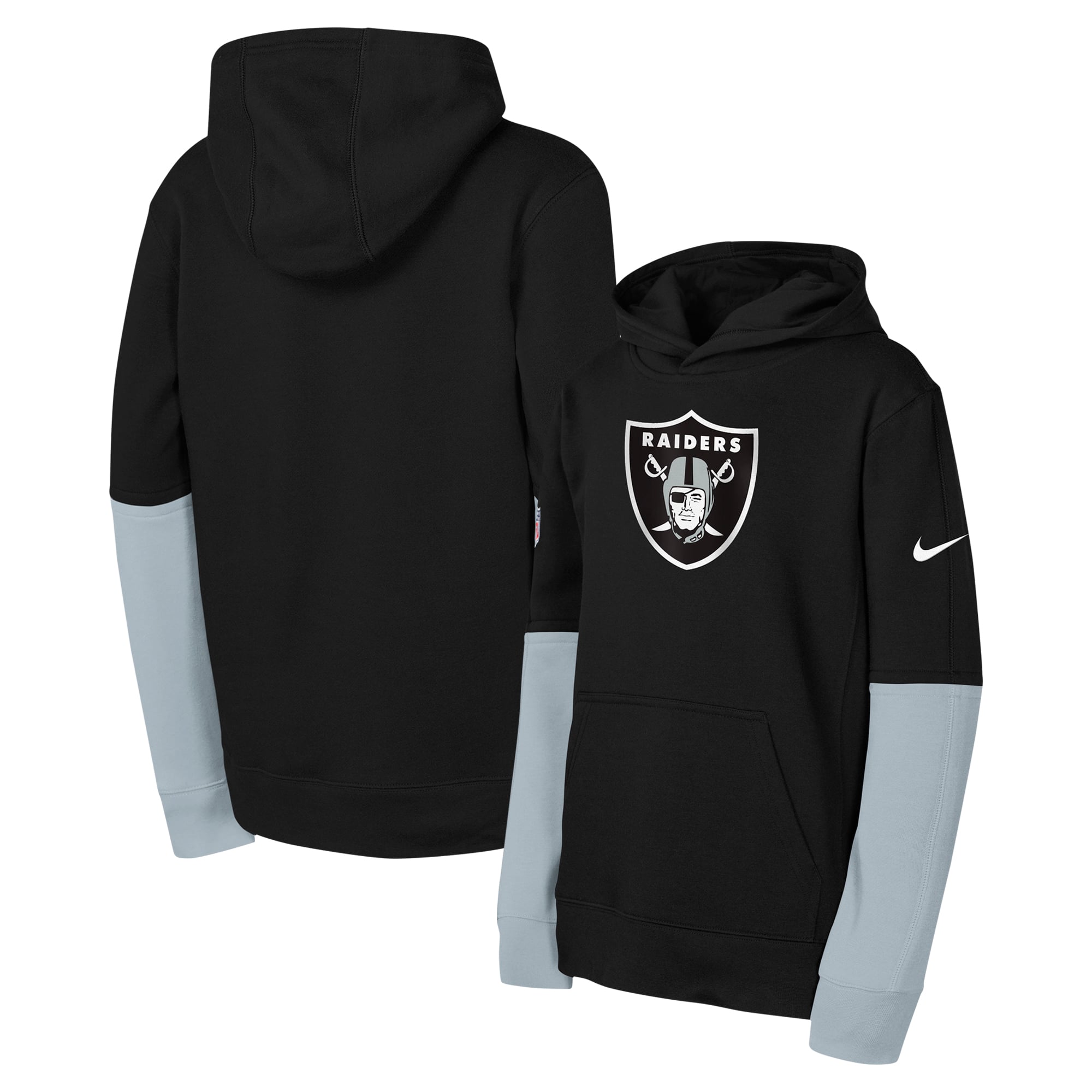 Sweat à capuche Nike Team Issue des Las Vegas Raiders - Jeunes