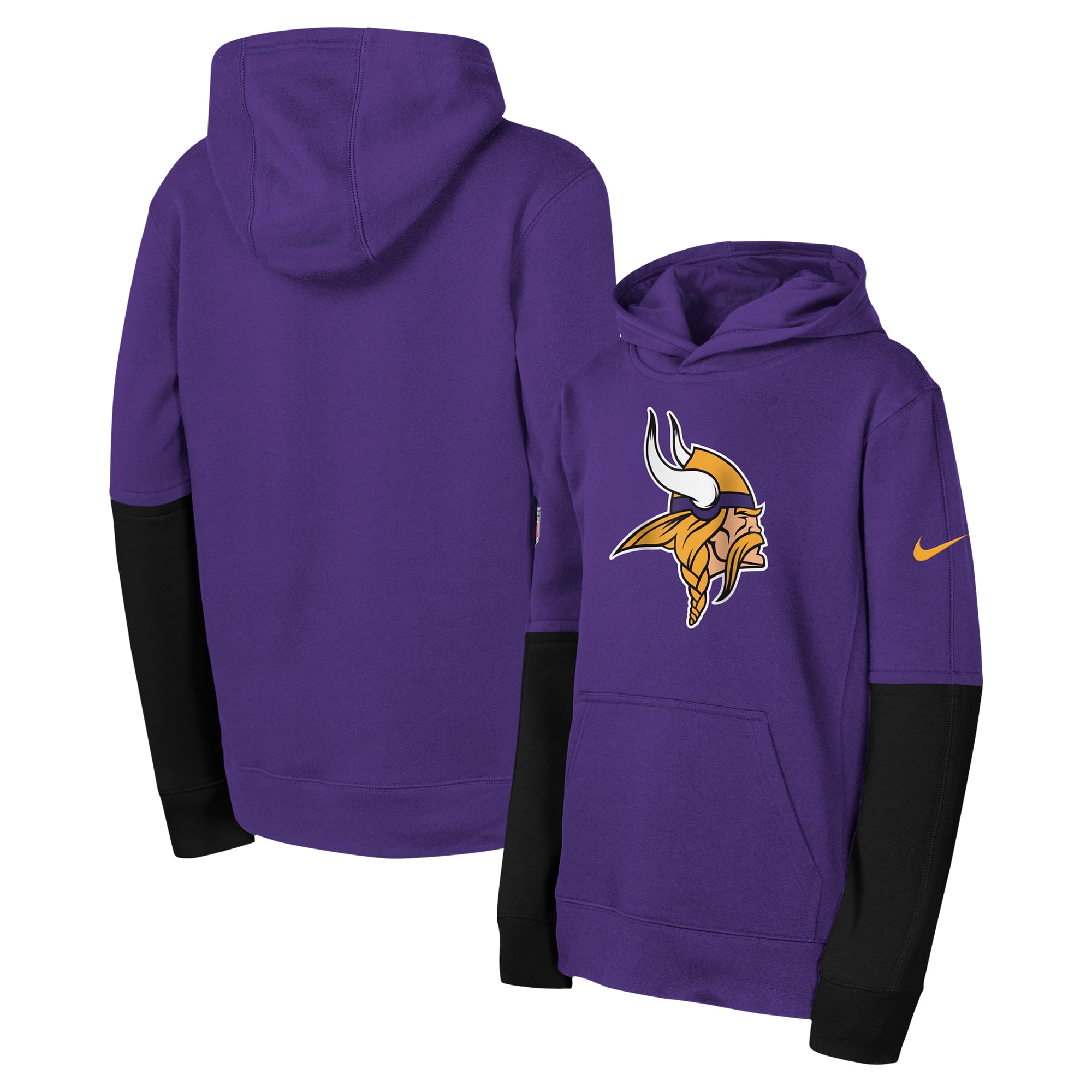 Sweat à capuche Nike Team Issue des Vikings du Minnesota - Jeunes