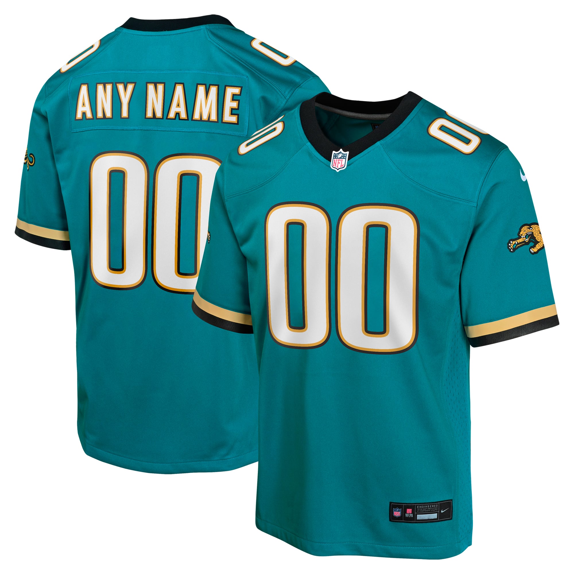 Maglia Jacksonville Jaguars Secondario Alternate - Personalizzata - Giovani